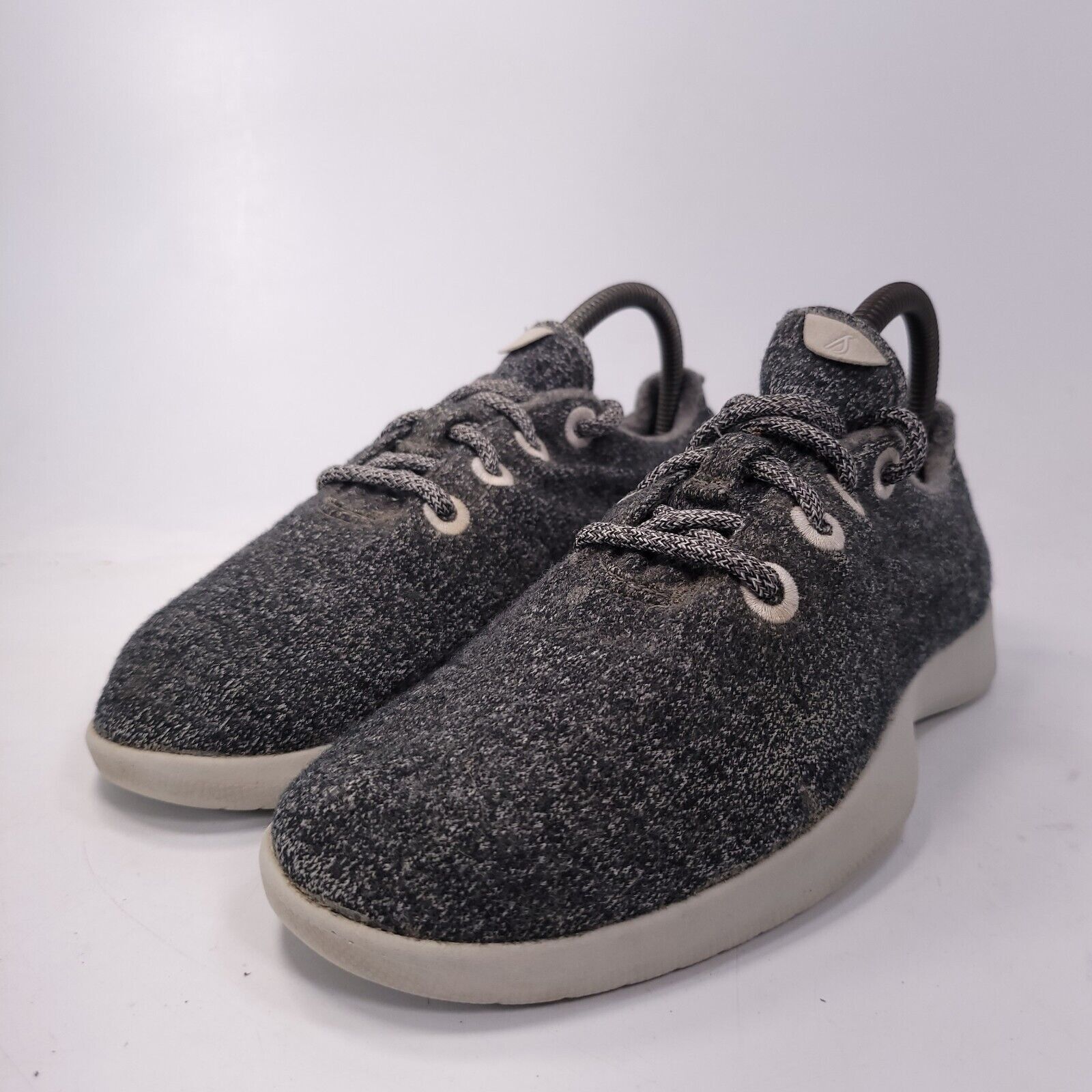 Allbirds Allbirds Wool Runner Athletic Shoe Womens Size 8 Gray White Size US 8 / IT 38 - 1 Thumbnail