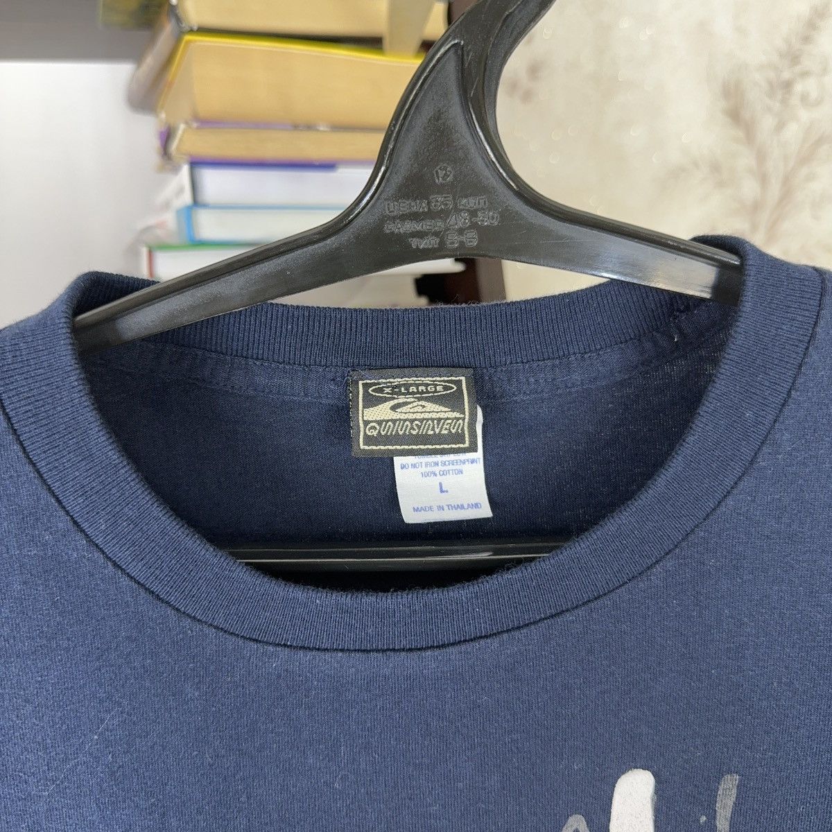 Quiksilver × Vintage Vintage Quiksilver T shirt Surfing Blue Centre Logo L Size US M / EU 48-50 / 2 - 13 Thumbnail