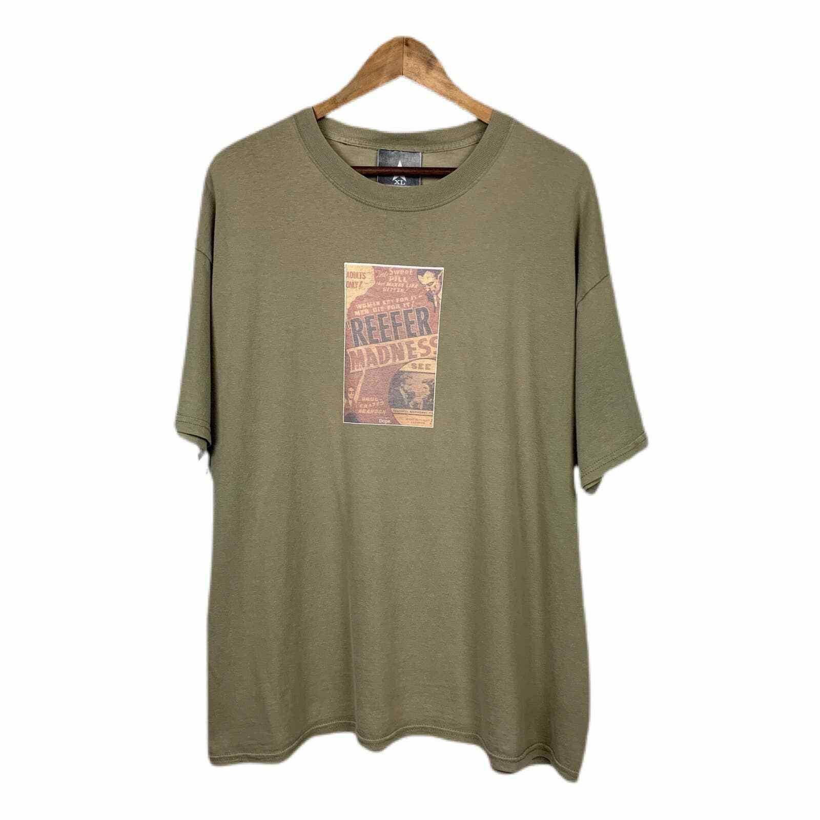 Other Vintage 90s Serial Killer Reefer Madness Olive T Shirt XL Size US XL / EU 56 / 4 - 1 Thumbnail