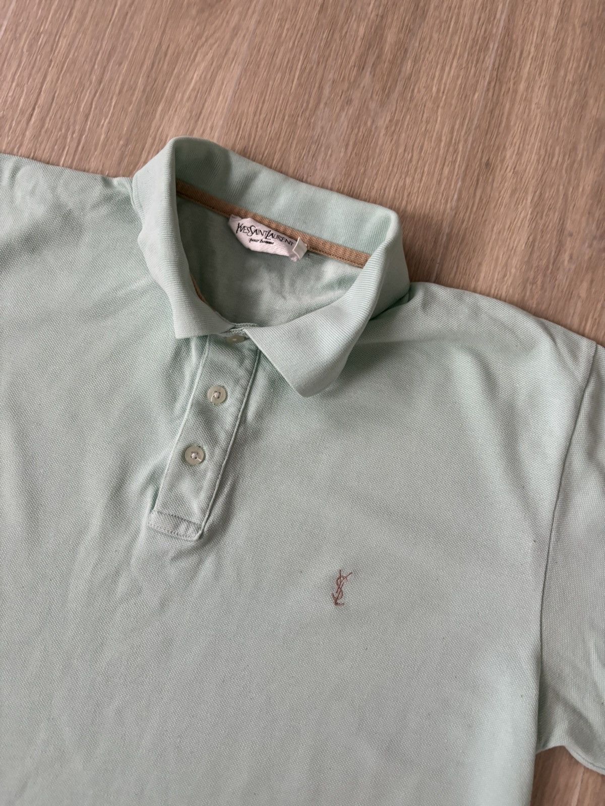 Vintage × Yves Saint Laurent Vintage YSL polo Y2K Size US L / EU 52-54 / 3 - 3 Thumbnail