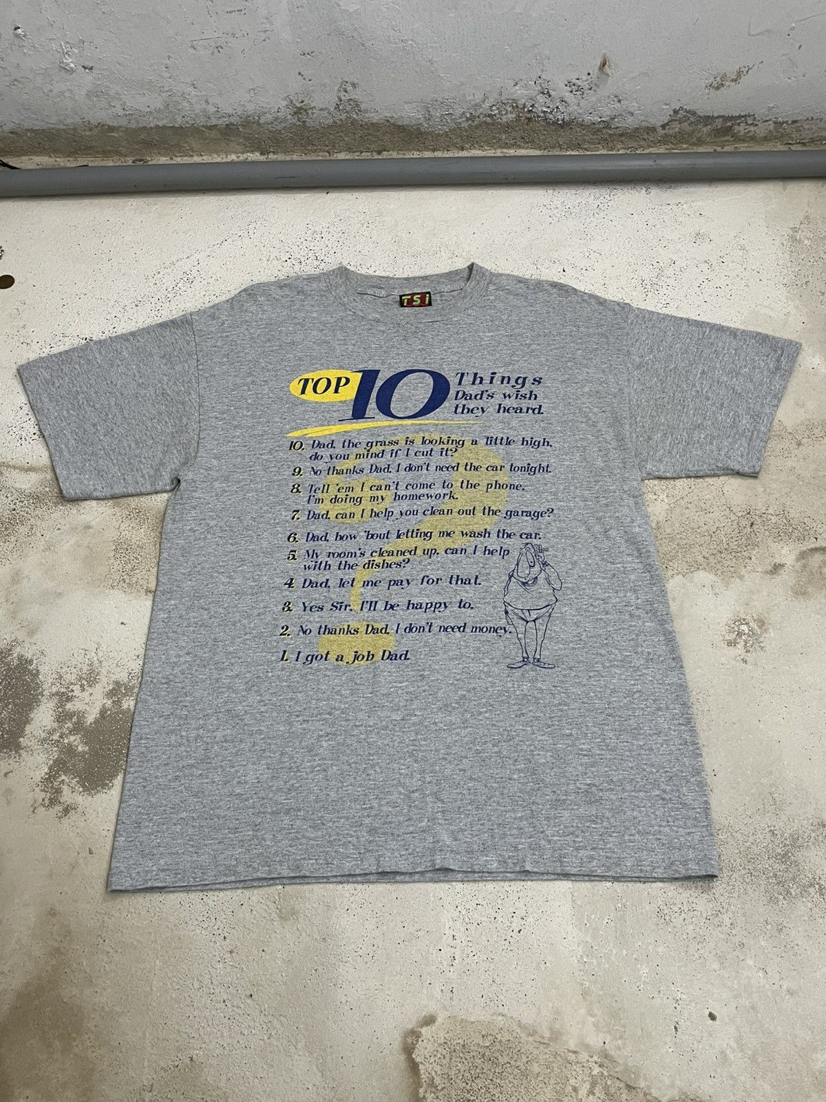 Other TSI Wording Top 10 Things Dad’s Wish They Heard Funny Size US L / EU 52-54 / 3 - 3 Thumbnail