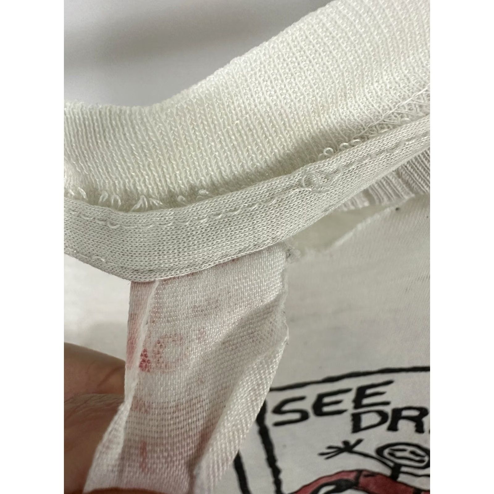 Vintage VINTAGE Don't Be A Dick Drink & Drive Drunk AA Paper Thin Burnout Worn T-Shirt L Size US L / EU 52-54 / 3 - 3 Thumbnail