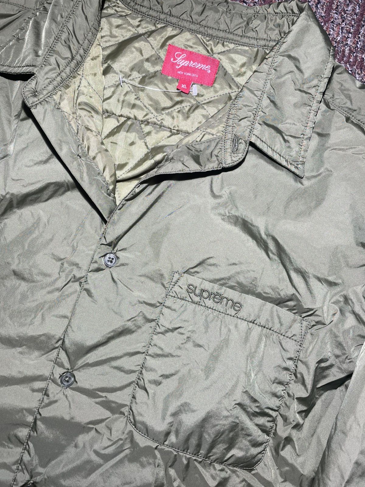 Supreme Supreme Nylon Filled Shirt (X-Large) Size US XL / EU 56 / 4 - 2 Thumbnail