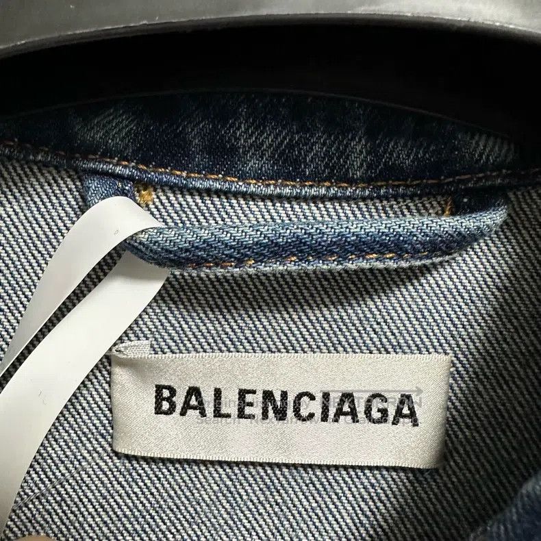 Balenciaga Balenciaga Double ball denim jacket Size XXS / US 00 / IT 34 - 3 Thumbnail