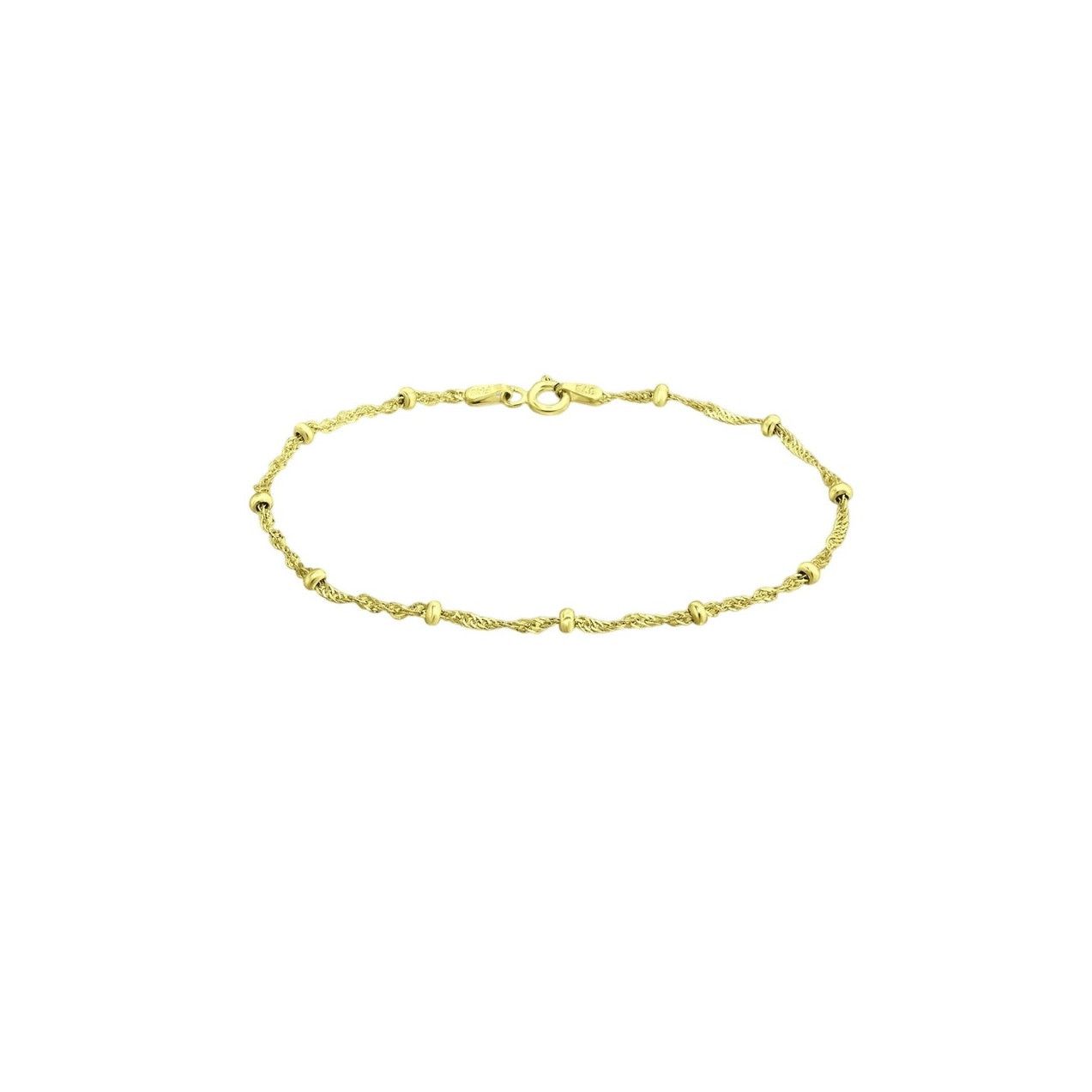 & Other Stories Julia Capri Beaded Italian Bracelet in 18k Gold-Plated. Size ONE SIZE - 4 Thumbnail