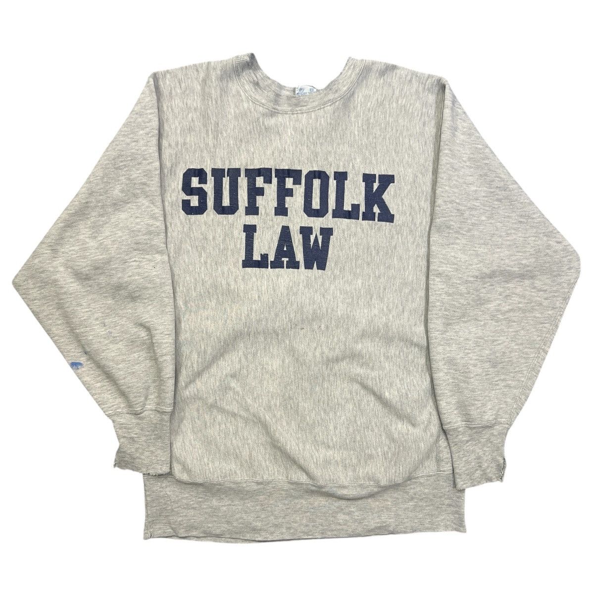 Champion Champion Reverse Weave SUFFOLK LAW Heavy Cotton Sweatshirt Size US XL / EU 56 / 4 - 1 Thumbnail