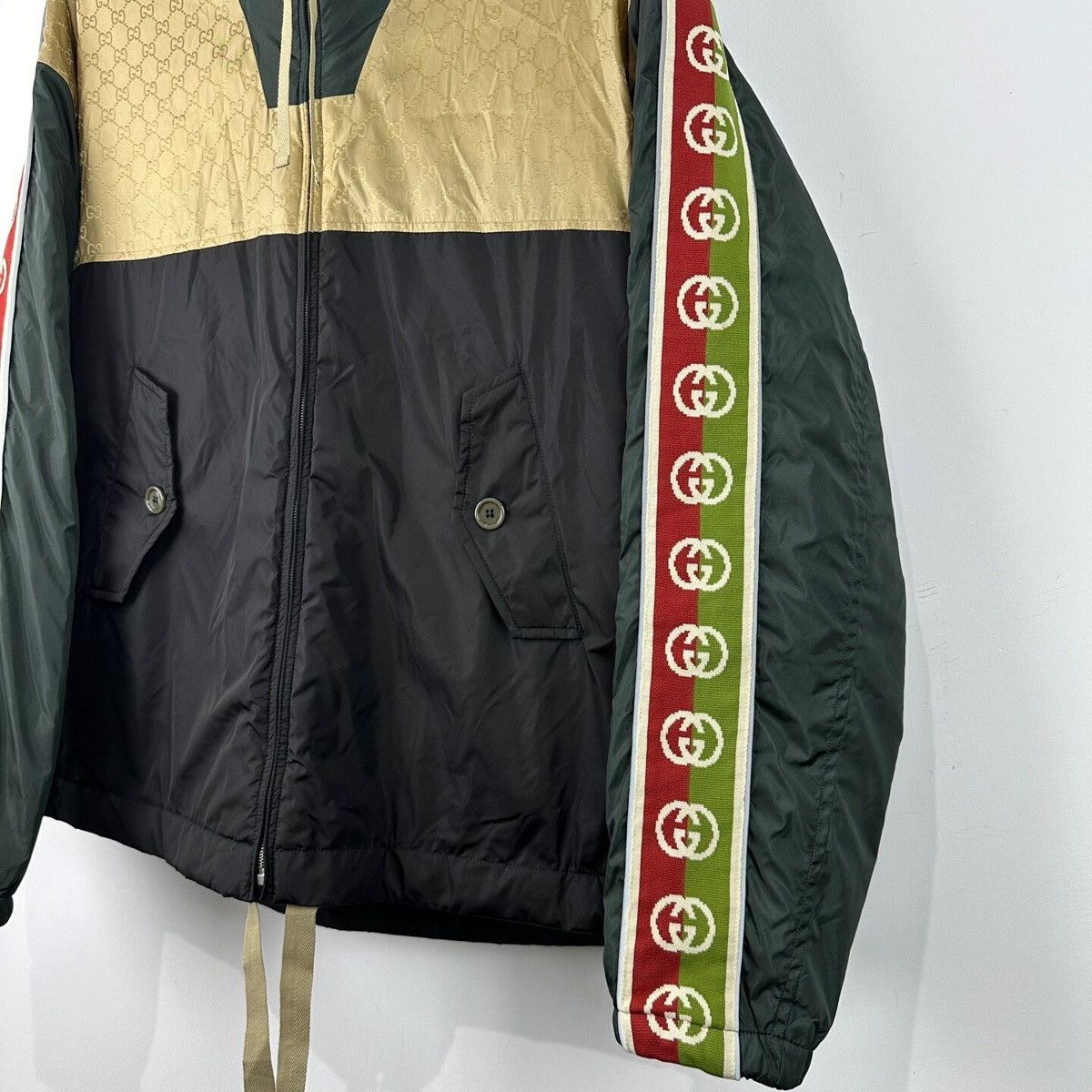 Gucci Gucci GG Jacquard Nylon Jacket Size US S / EU 44-46 / 1 - 4 Thumbnail