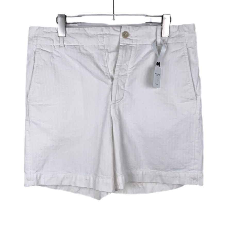 Gucci Gucci Mens White Cotton-Linen Blend Shorts Size 50 Made In I Size US 34 / EU 50 - 1 Thumbnail