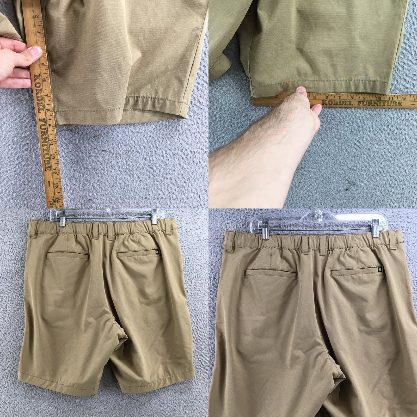 Banana Republic Banana Republic Chino Shorts Mens Beige 38 High Rise Flat Front Shorts Mens Regular Baggy? Size US 38 / EU 54 - 8 Thumbnail