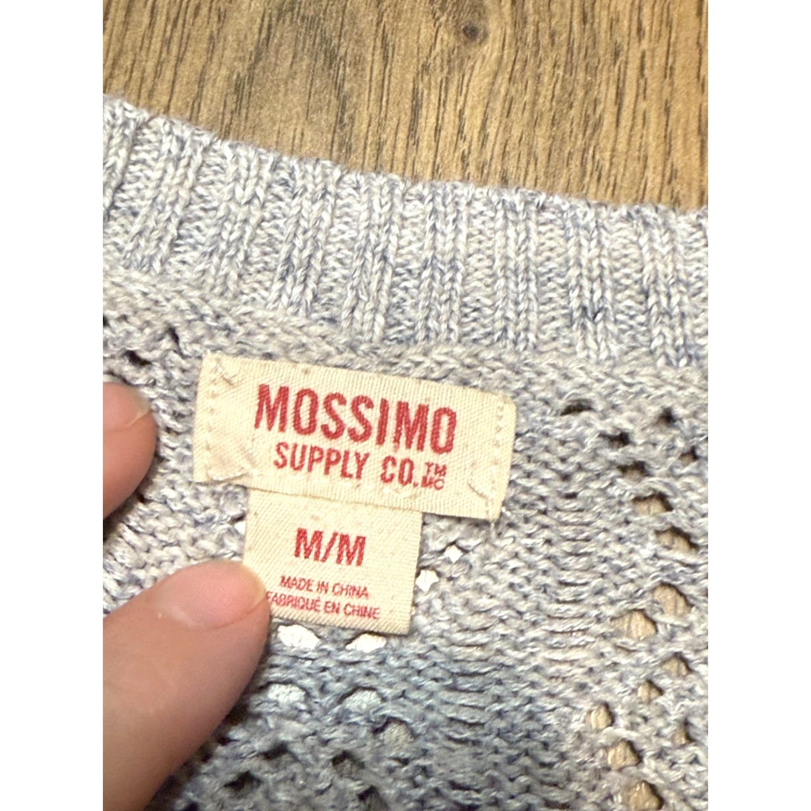 Mossimo Mossimo Supply Co. Dress Shirt Womens Medium Gray Sweater Dress Long Sleeve Knit Casual Casual Free Return Size M / US 6-8 / IT 42-44 - 5 Thumbnail