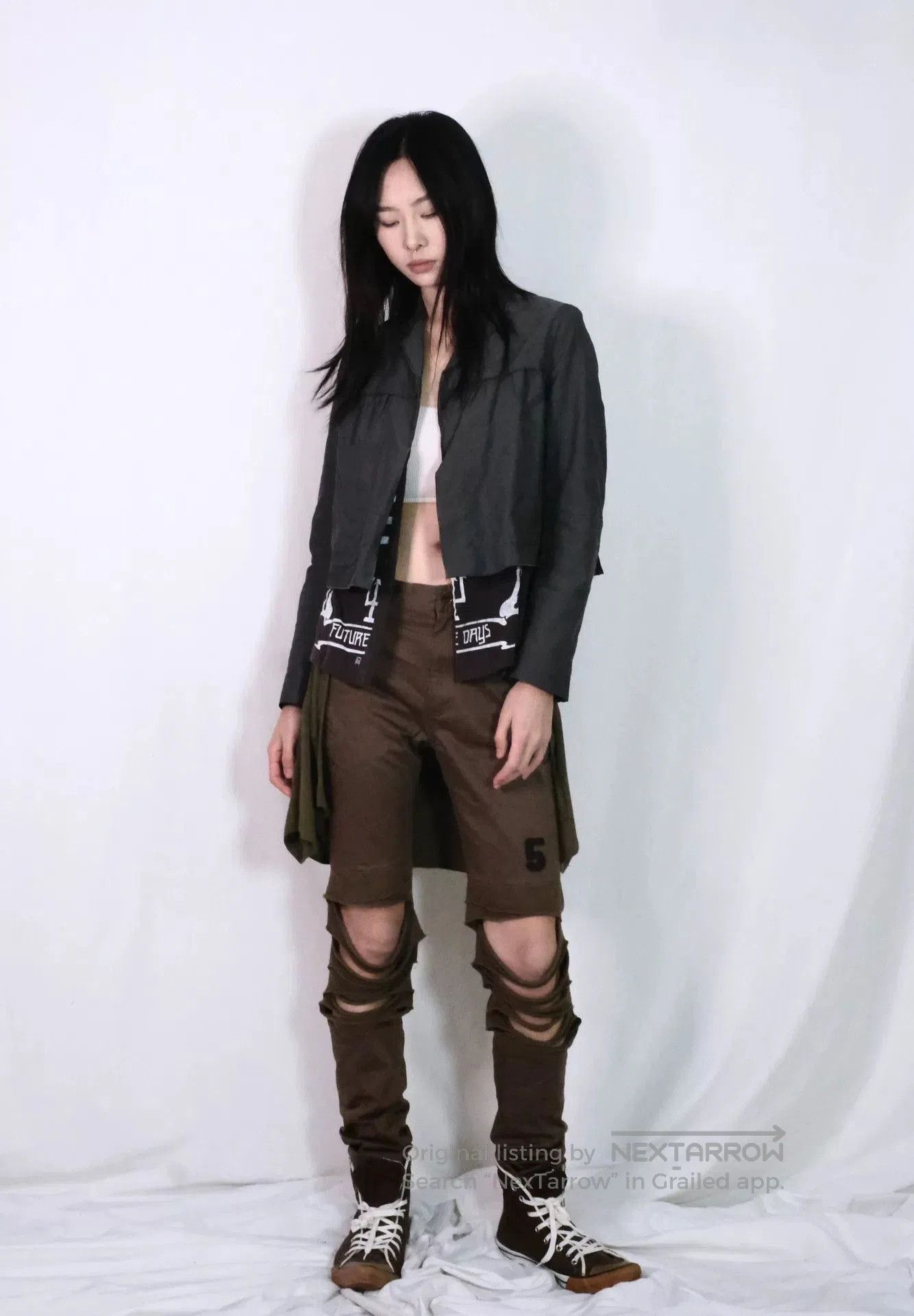 Undercover UNDERCOVER Gray Rocker Style Jacket. Size S / US 4 / IT 40 - 2 Thumbnail