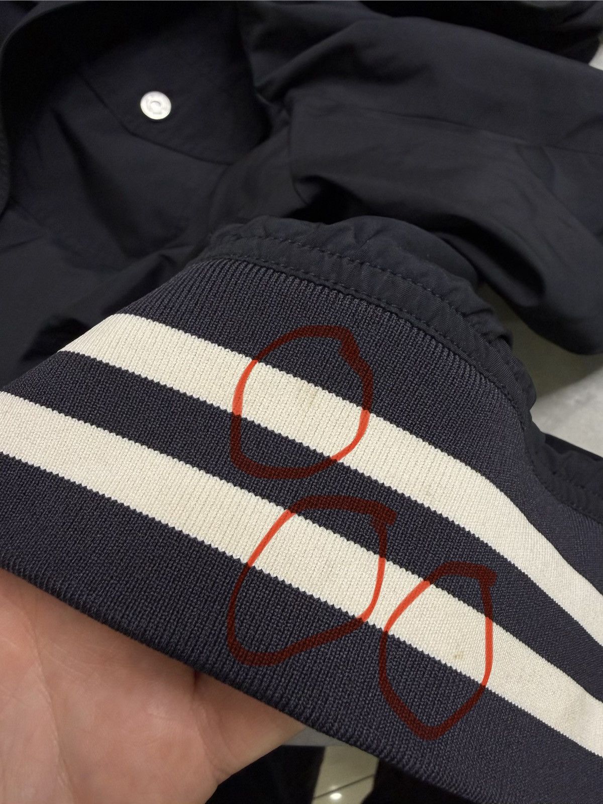 Dior Authentic Dior Men’s Navy Bomber Jacket Size 52 Button Front Size US L / EU 52-54 / 3 - 20 Thumbnail