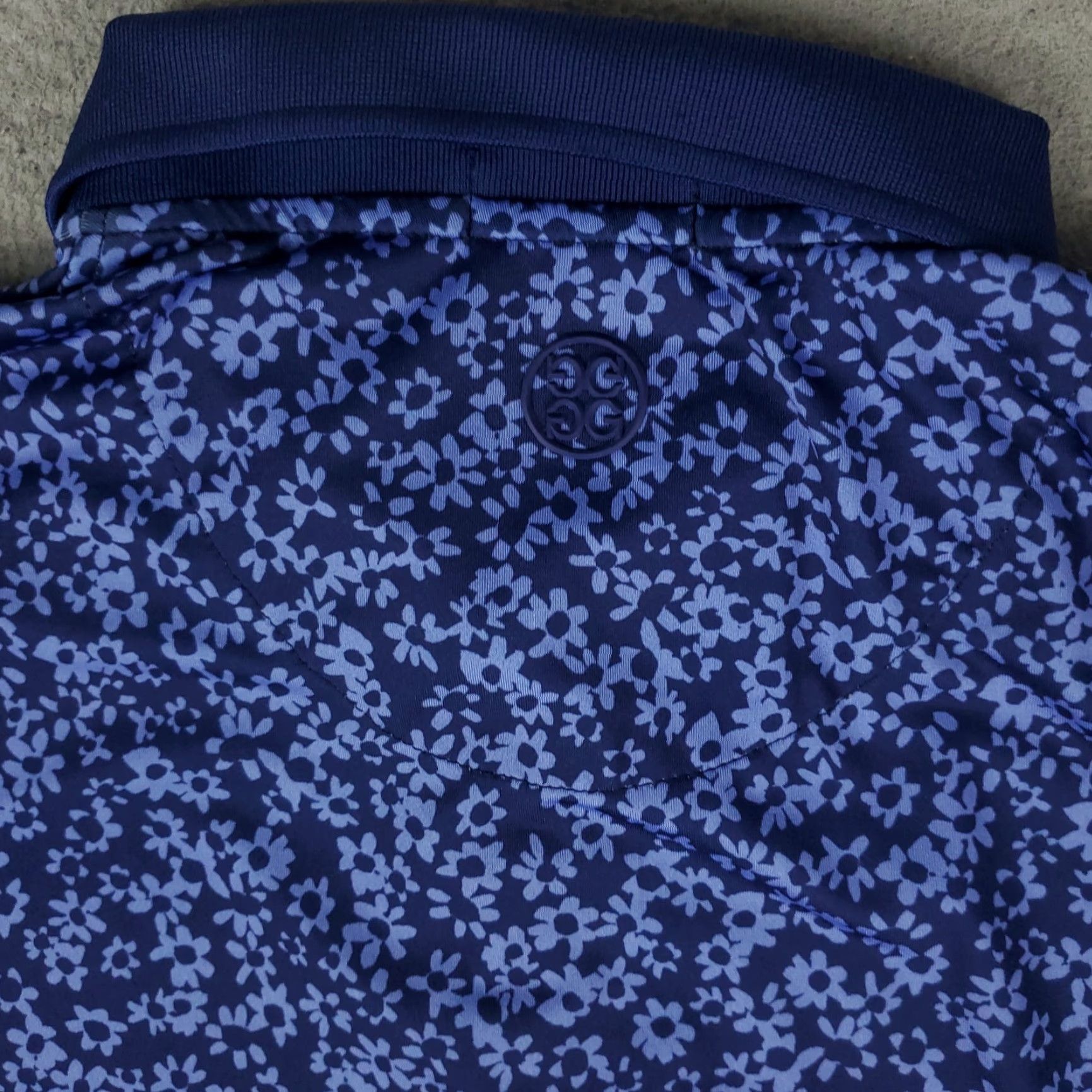 G/FORE G/FORE Polo Shirt Small Blue Floral Golf Short Sleeve Mens Size US S / EU 44-46 / 1 - 3 Thumbnail