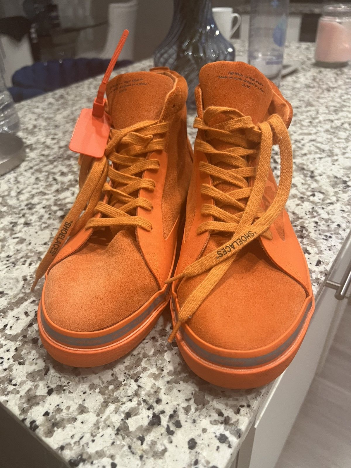 Off-White Off-White Suede VULC MID SKATE Sneakers men Size US 10.5 / EU 43-44 - 4 Thumbnail