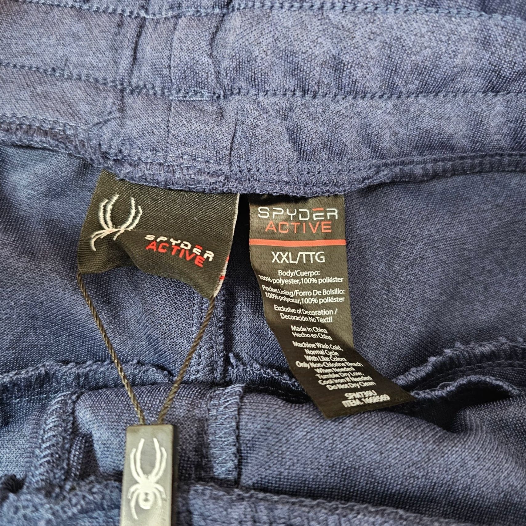 Spyder Spyder Active Men’s XXL Jogger Pant Blue Moisture Wicking Breathable Tapered Leg Size US 39 - 4 Thumbnail