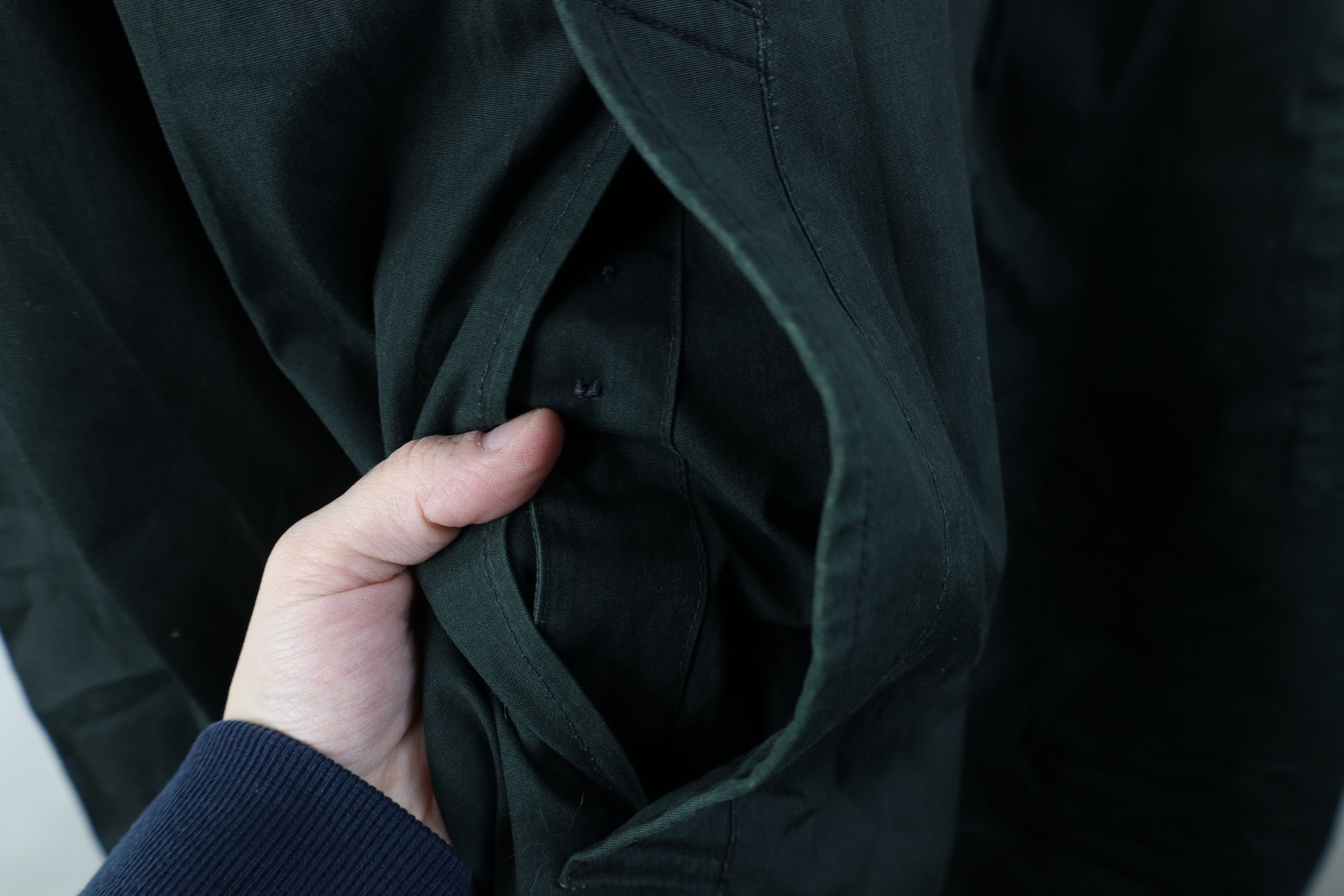 Vintage Vintage 70s Streetwear Trench Coat Rain Jacket Green USA Size US L / EU 52-54 / 3 - 5 Thumbnail