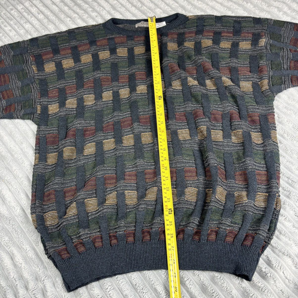 Farah Farah Mens 2xL VTG 90s Textured Multicolored KnitSweater Size US XXL / EU 58 / 5 - 6 Thumbnail