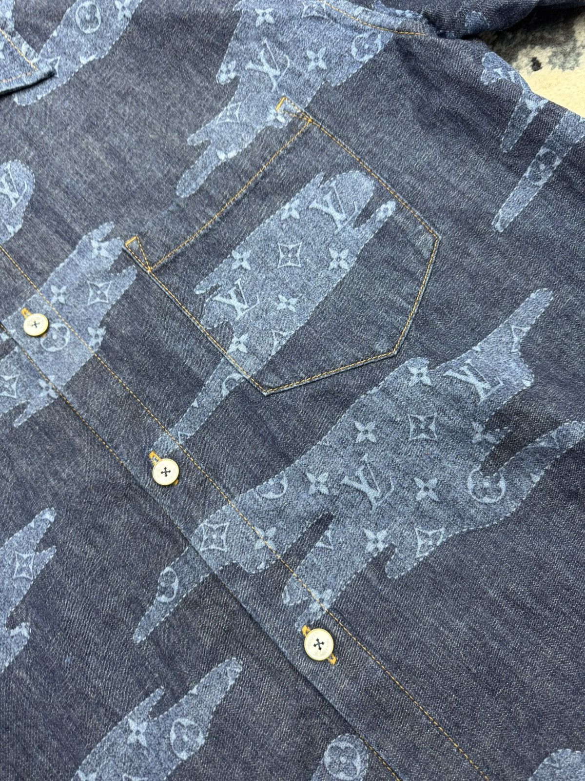 Louis Vuitton Louis Vuitton Monogram patch work shirt Size US XXL / EU 58 / 5 - 3 Thumbnail