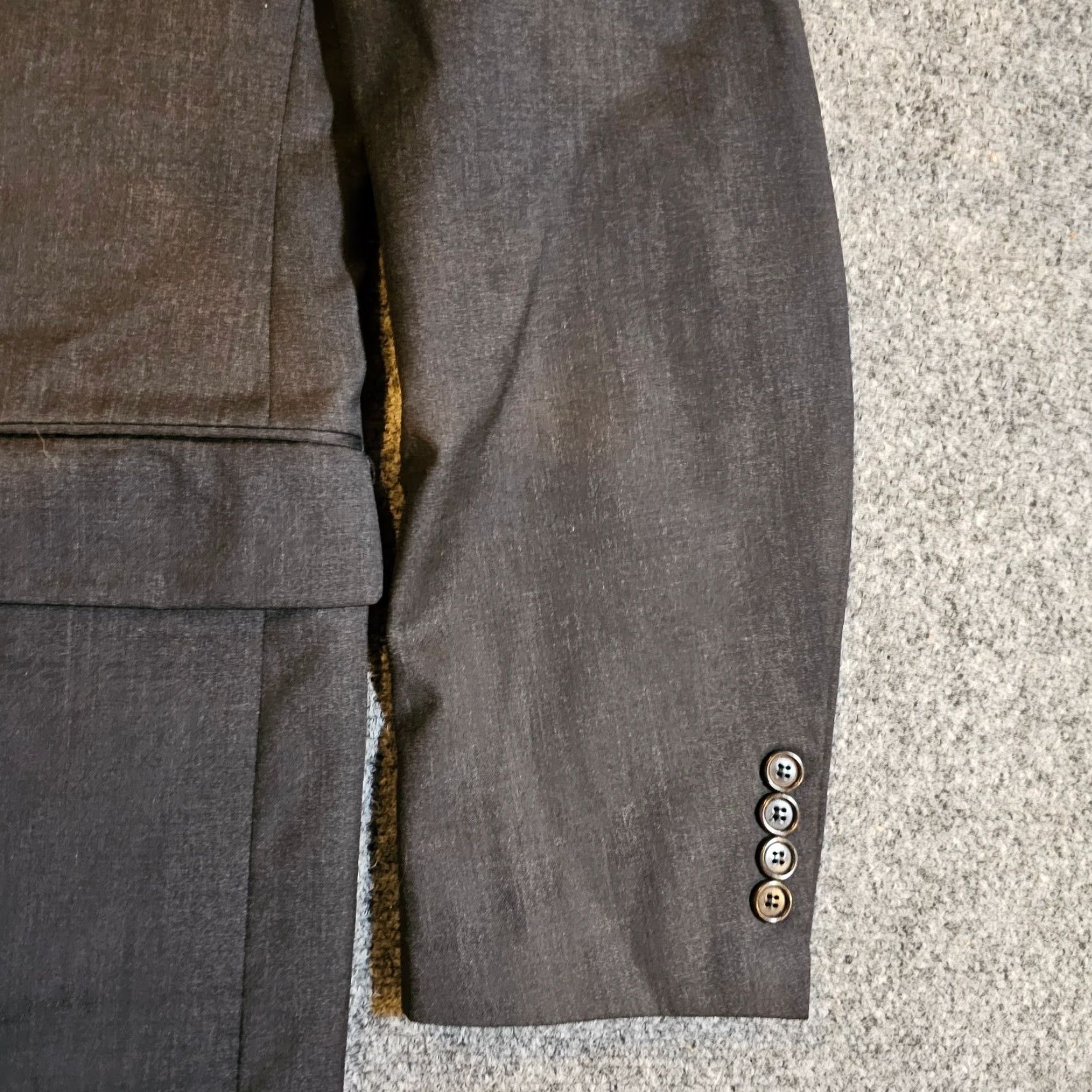 Brooks Brothers Brooks Brothers Blazer Mens Black 44 Wool Sport Coat Jacket Two Button Career Regular Fit Jacket Mens 44 Black Wool Blazer Brooks Brothers Size 44R - 3 Thumbnail