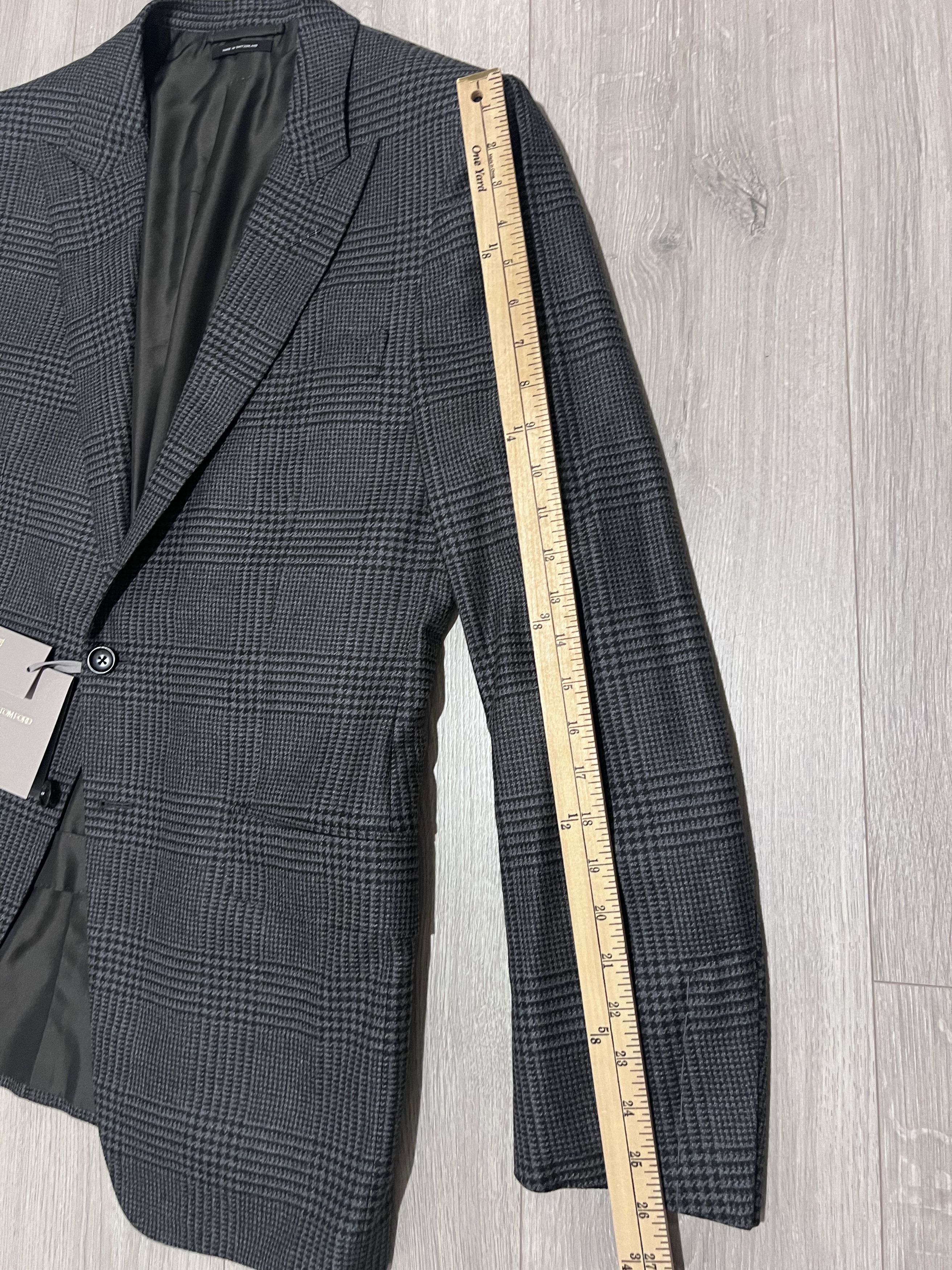 Tom Ford Tom Ford Prince of Wales Sport Jacket Size 42R - 21 Thumbnail