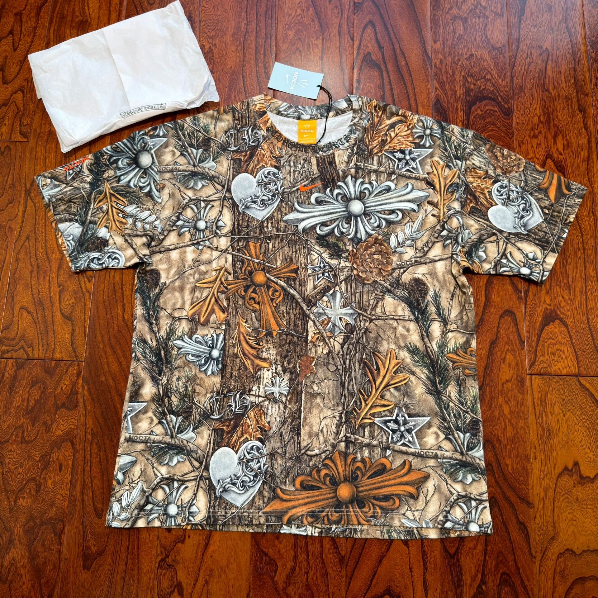 Chrome Hearts chrome hearts drake nike nohcta short sleeve tee Size US L / EU 52-54 / 3 - 1 Thumbnail