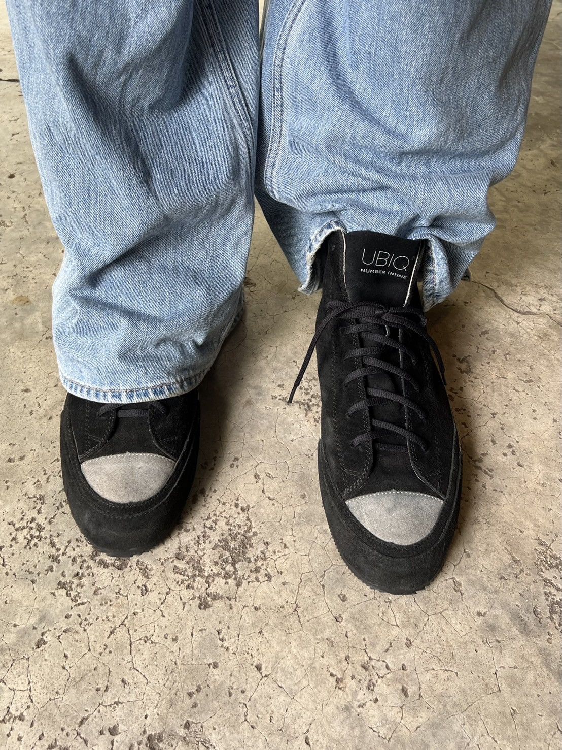 Number (N)ine AW13 NUMBER (N)INE X UBIQ HIGH TOP SNEAKERS Size US 10 / EU 43 - 3 Thumbnail