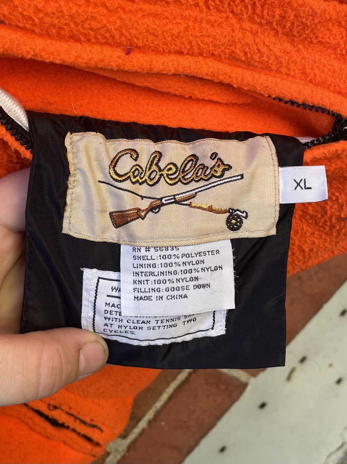 Cabelas Vintage 90s Cabela’s Goose Down Reversible Quilted Vest Size US XL / EU 56 / 4 - 2 Thumbnail