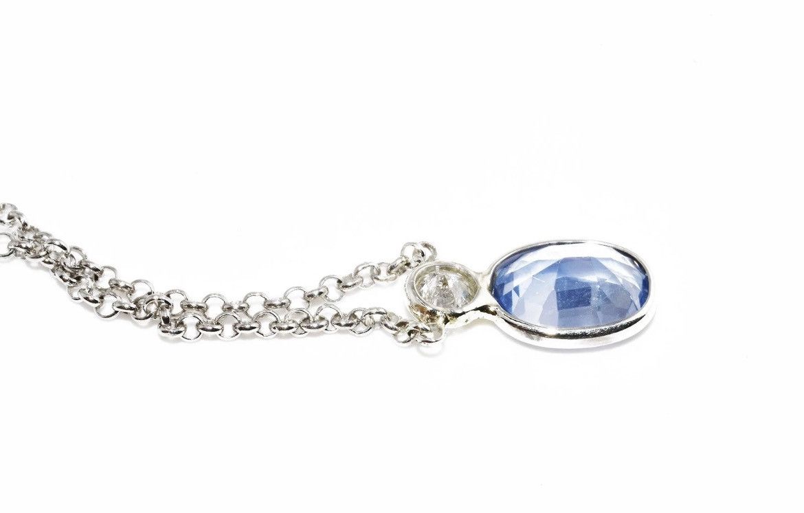 Other Sapphire & Diamond Necklace Size ONE SIZE - 7 Thumbnail