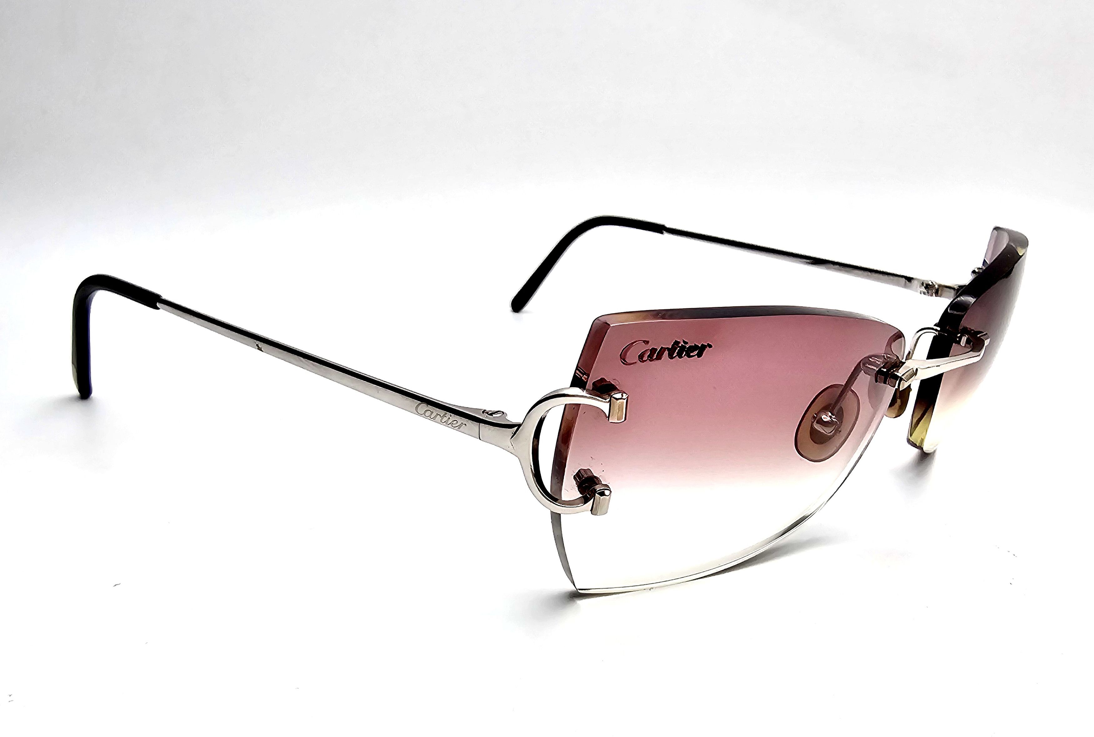 Cartier Cartier Big C Occhiali Silver Sunglasses Size ONE SIZE - 6 Thumbnail