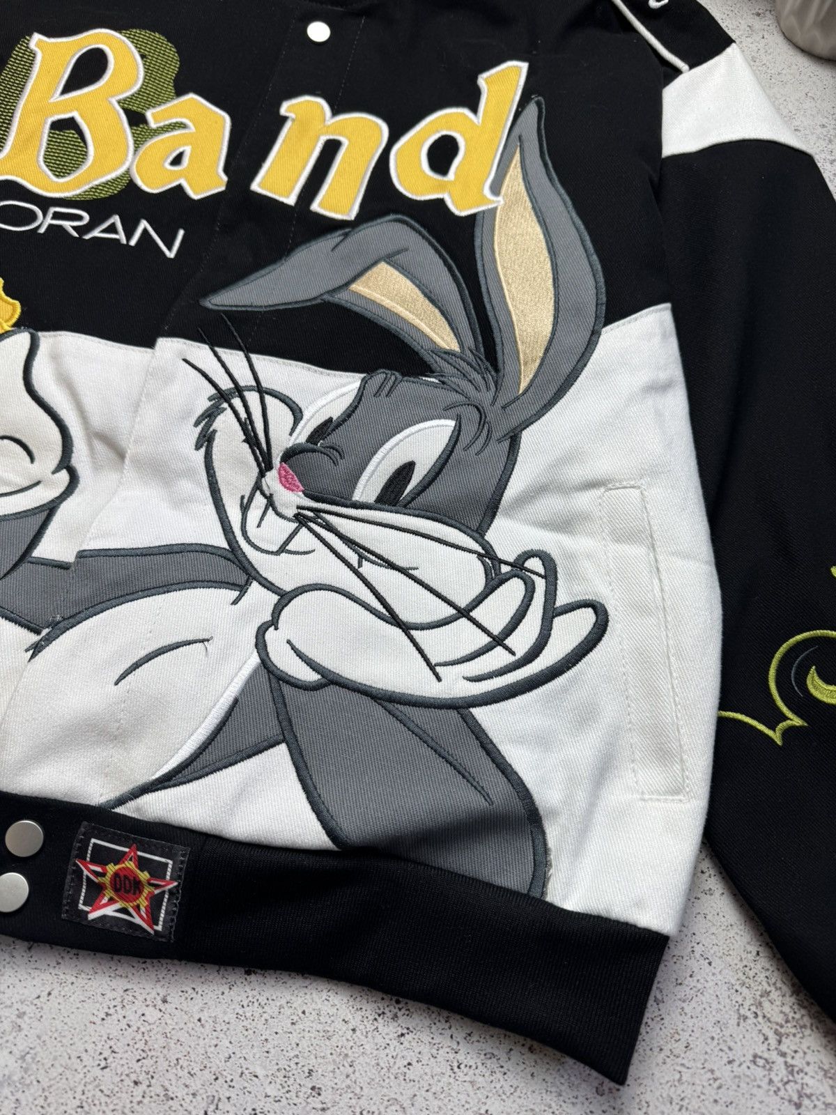 Japanese Brand × NBA Band Oran Bugs Bunny Racing Jacket Nascar F1 M Black Unisex Size US M / EU 48-50 / 2 - 8 Thumbnail