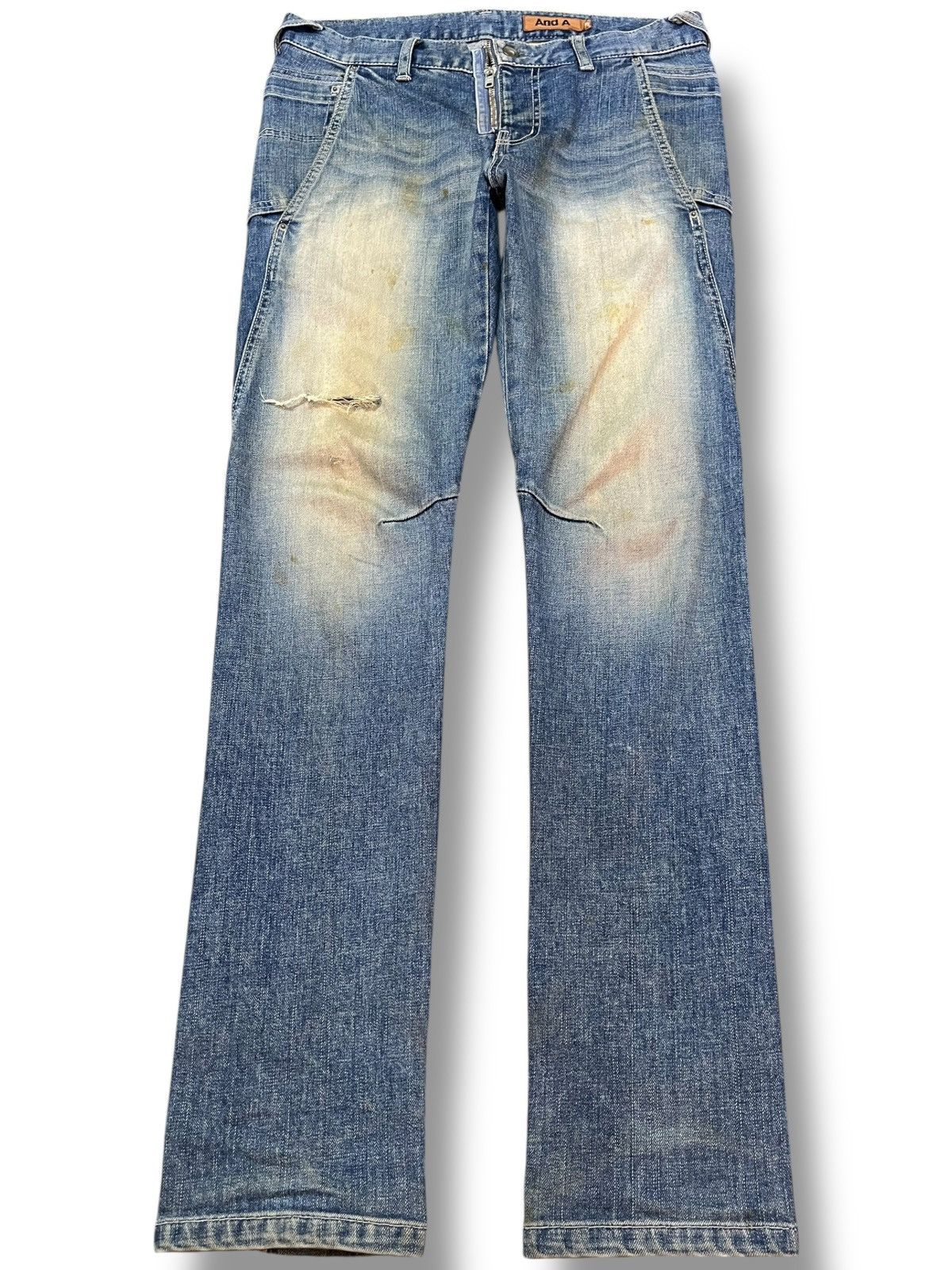 And A Vintage And a Mudwash Faded Distressed Denim Size US 31 - 1 Thumbnail