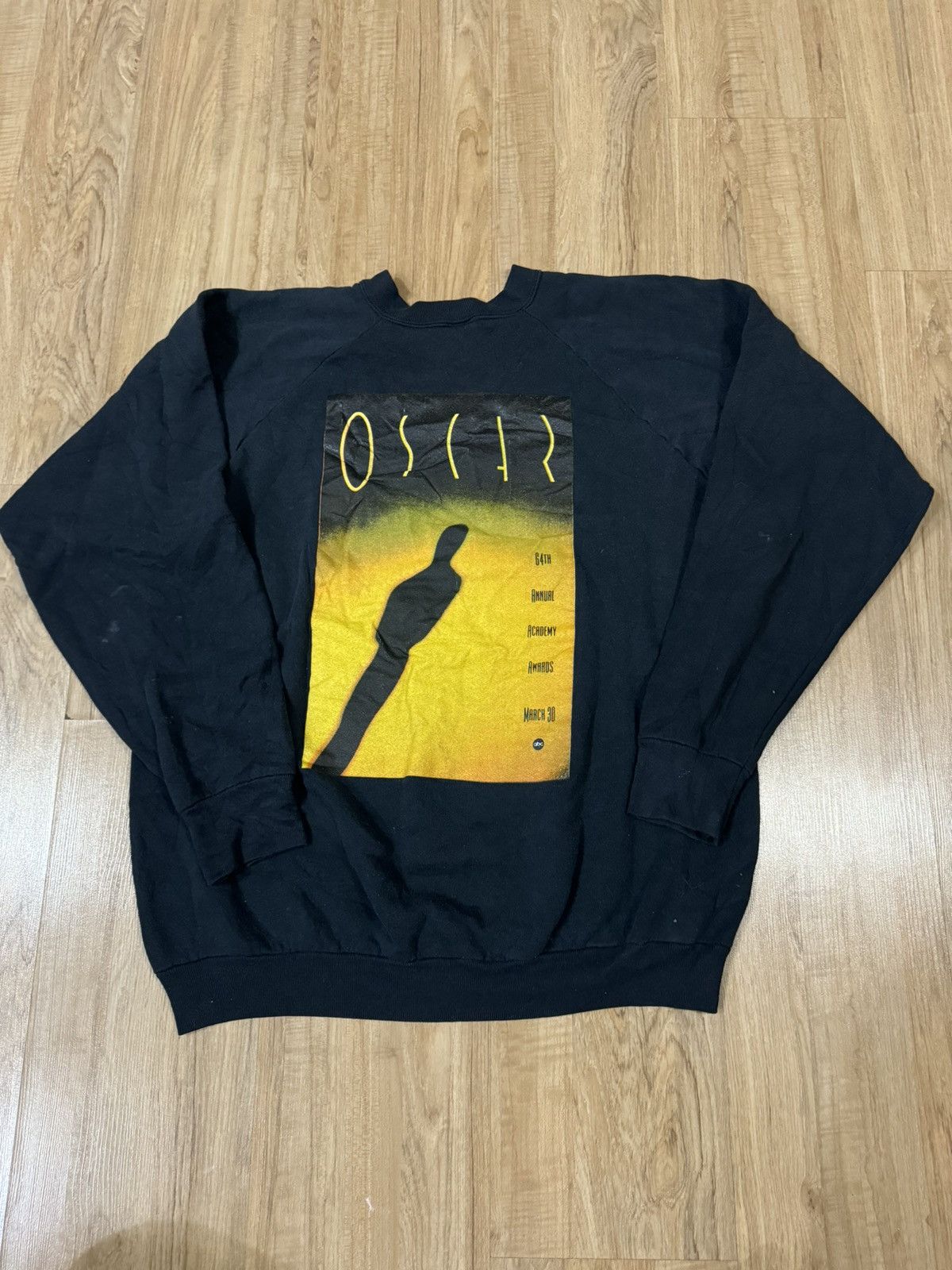 Vintage VINTAGE abc 64th OSCAR AWARD SWEATSHIRT Size US XL / EU 56 / 4 - 6 Thumbnail