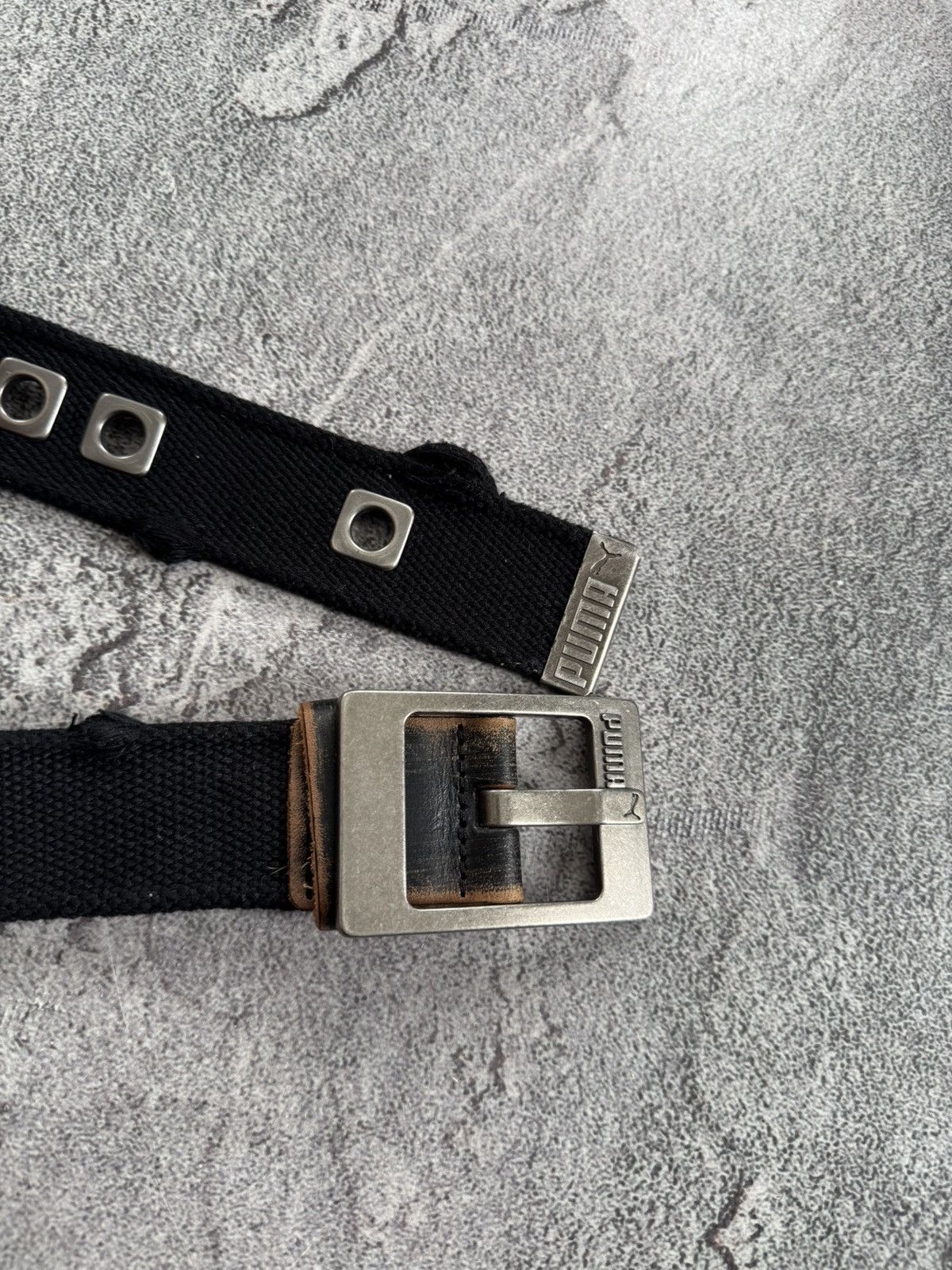 Puma Puma Retro Distressed style Y2K Avantgarde belt L.G.B. Size ONE SIZE - 6 Thumbnail