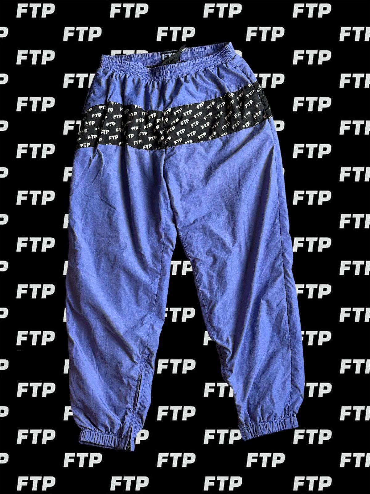 Fuck The Population FTP Allover Panel Track Pants Size US 30 / EU 46 - 1 Thumbnail