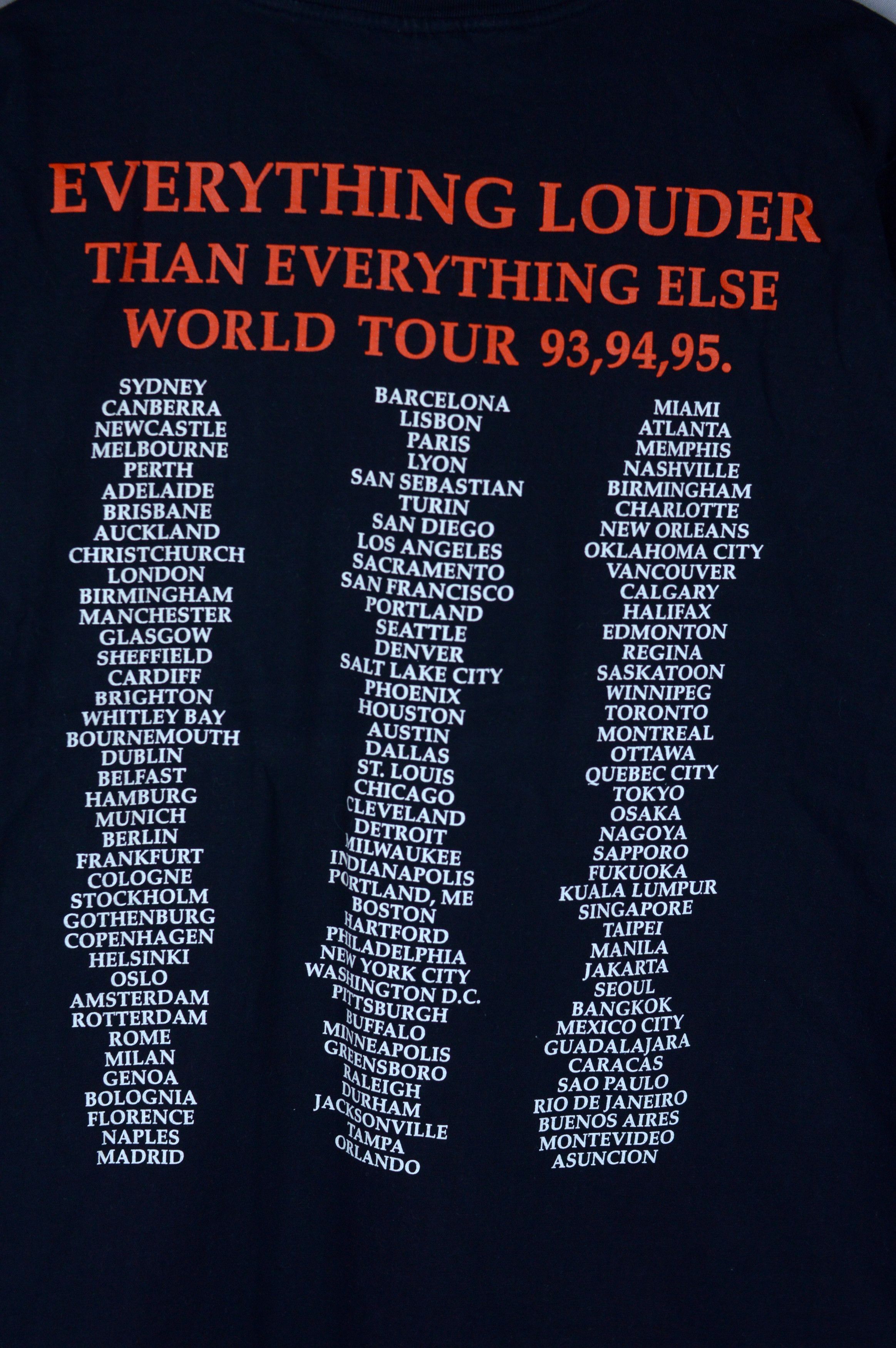 Vintage Vintage Meat Loaf Everything louder 1994 t shirt Size US L / EU 52-54 / 3 - 5 Thumbnail