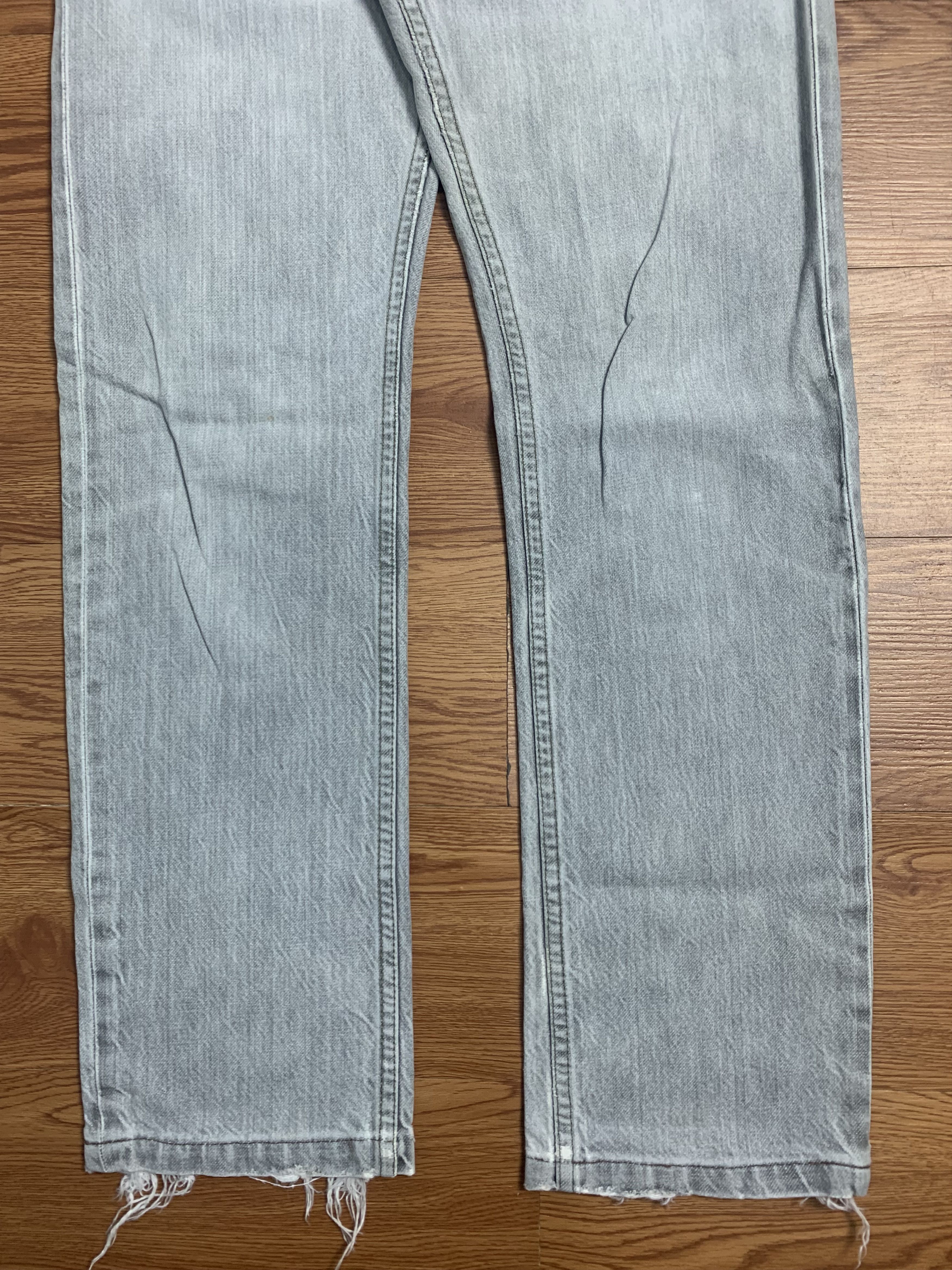 Helmut Lang Helmut Lang 1998 Gray Washed Denim Size US 29 - 3 Thumbnail