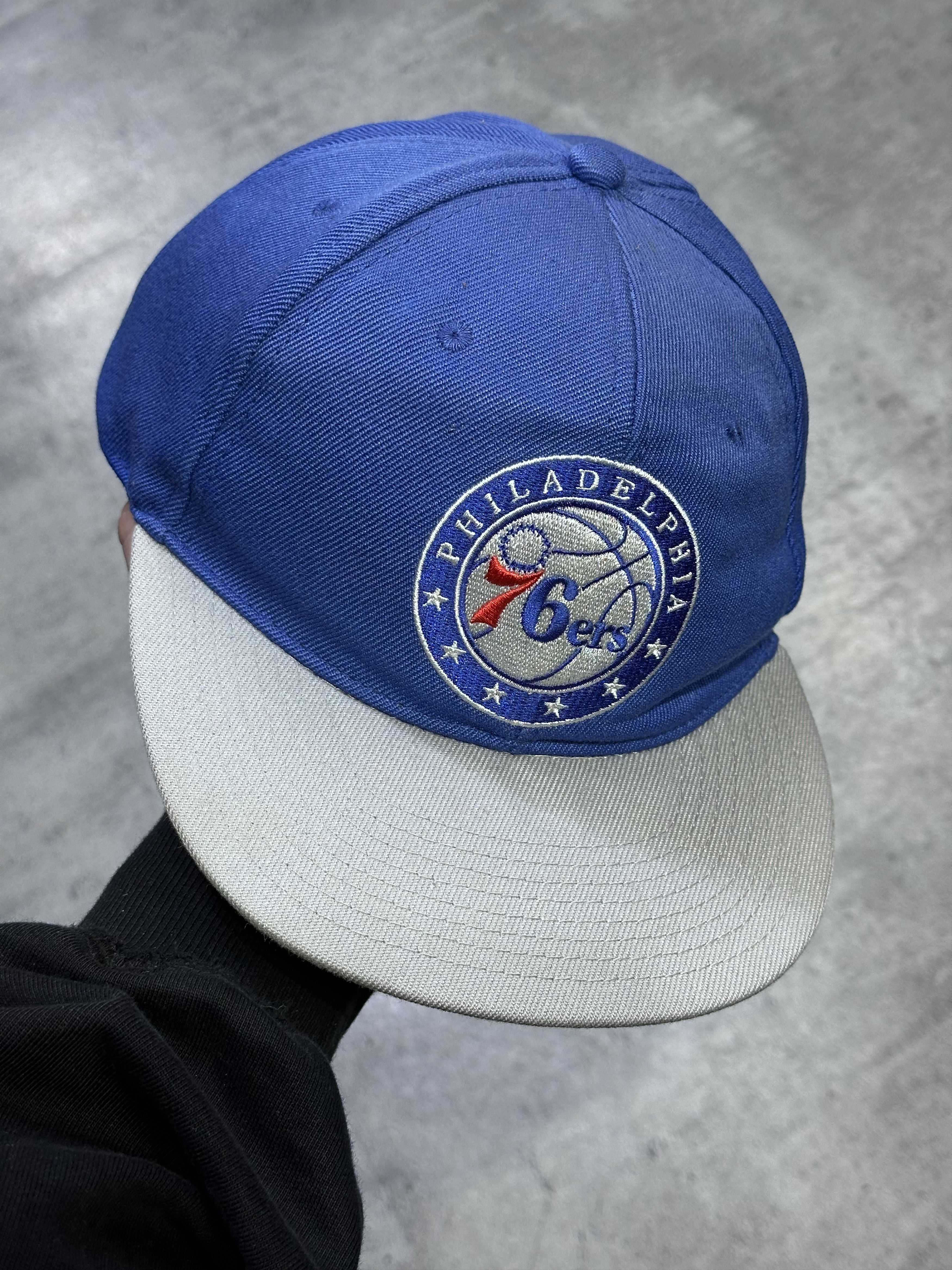 Vintage Philadelphia 76ers vintage hat blue Size ONE SIZE - 1 Thumbnail