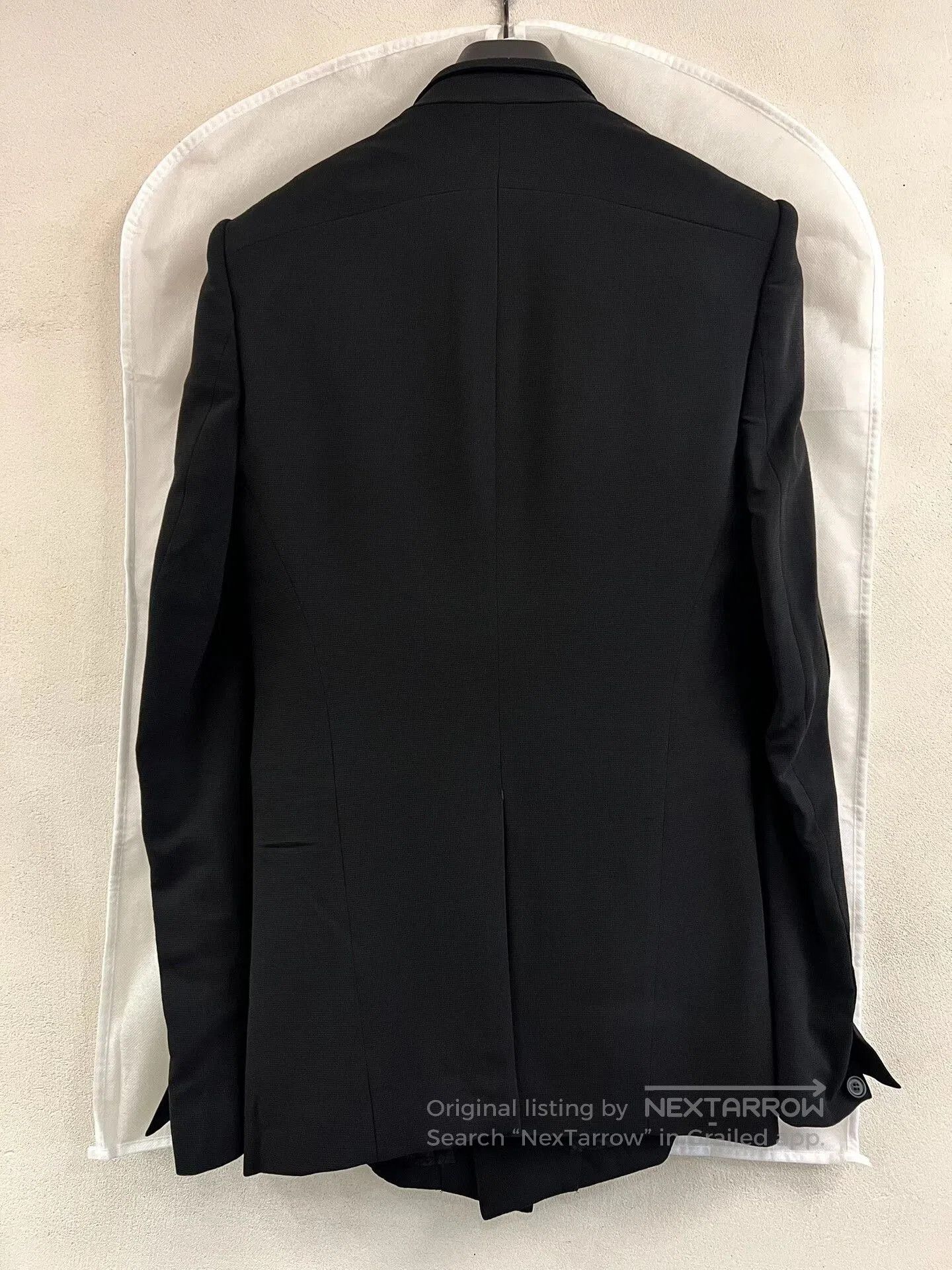 Julius Black Shoulder-Padded Blazer Jacket. Size US M / EU 48-50 / 2 - 4 Thumbnail
