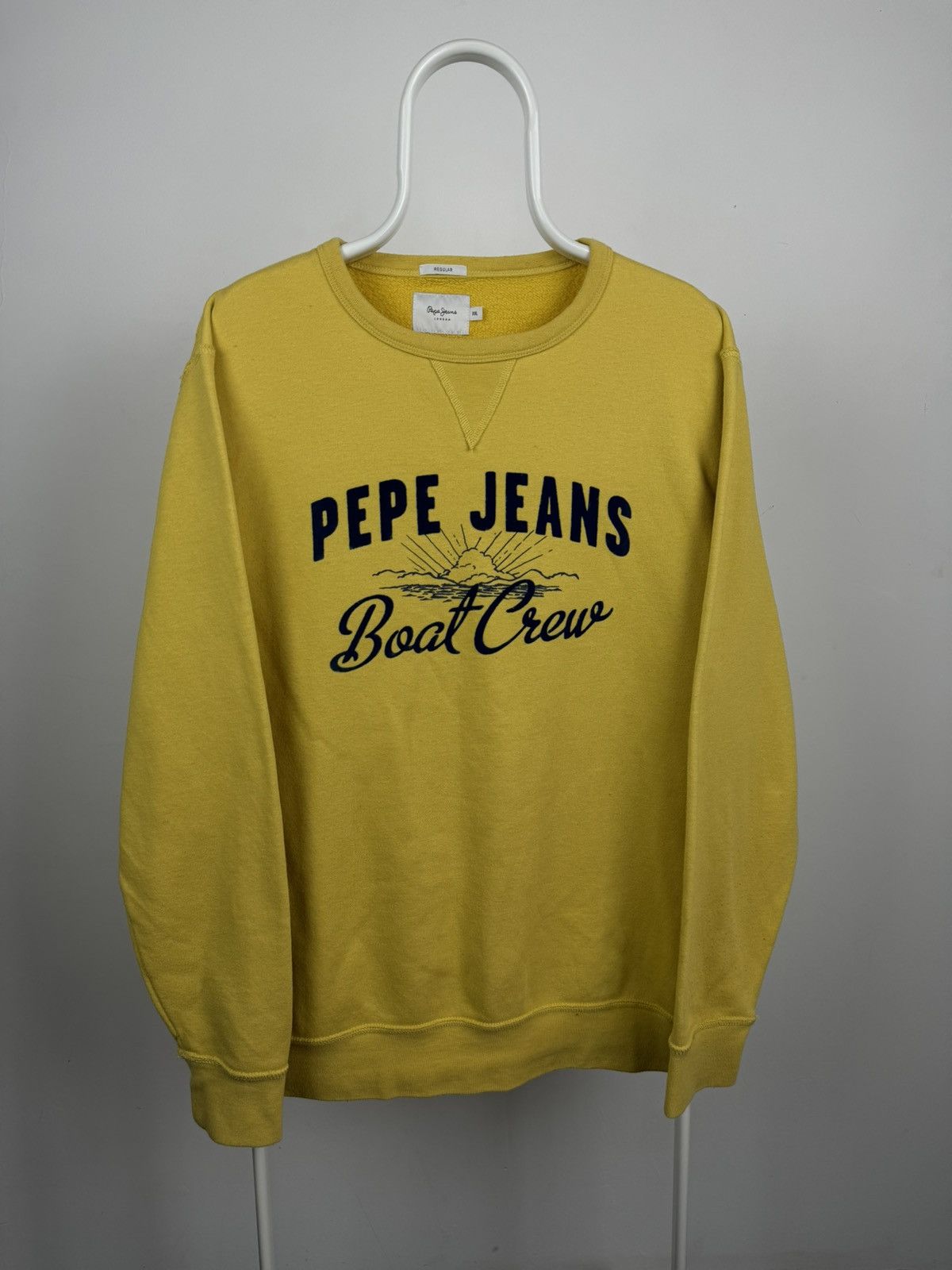 Pepe Jeans Pepe Jeans London Boat Crew Big Logo Sweatshirt Size US XXL / EU 58 / 5 - 1 Thumbnail