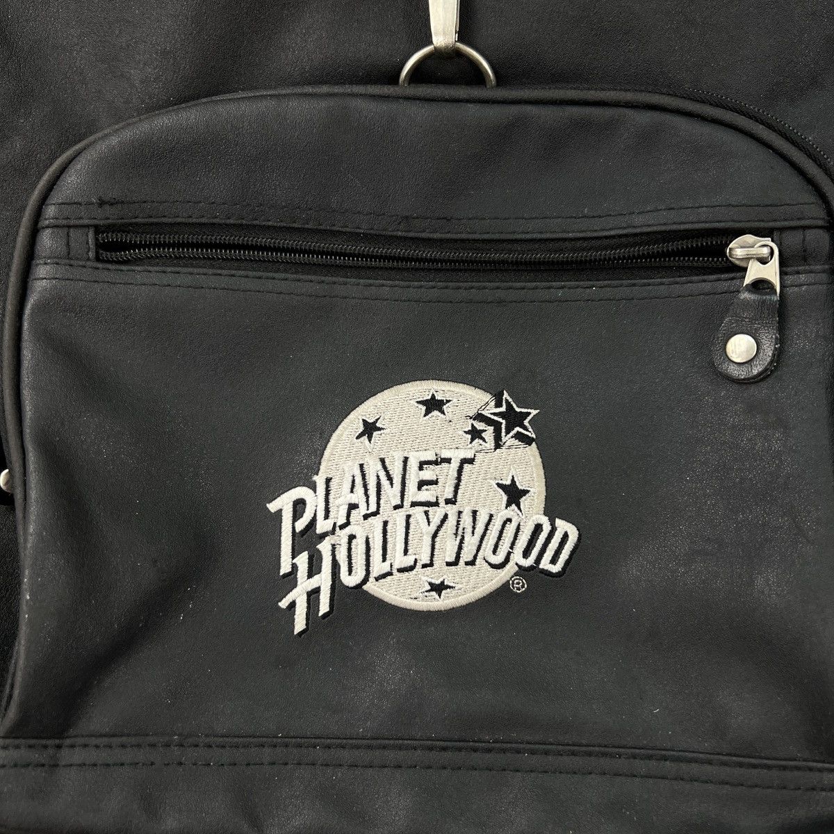 Designer PLANET HOLLYWOOD Embroidered Leather Backpack Size ONE SIZE - 5 Thumbnail
