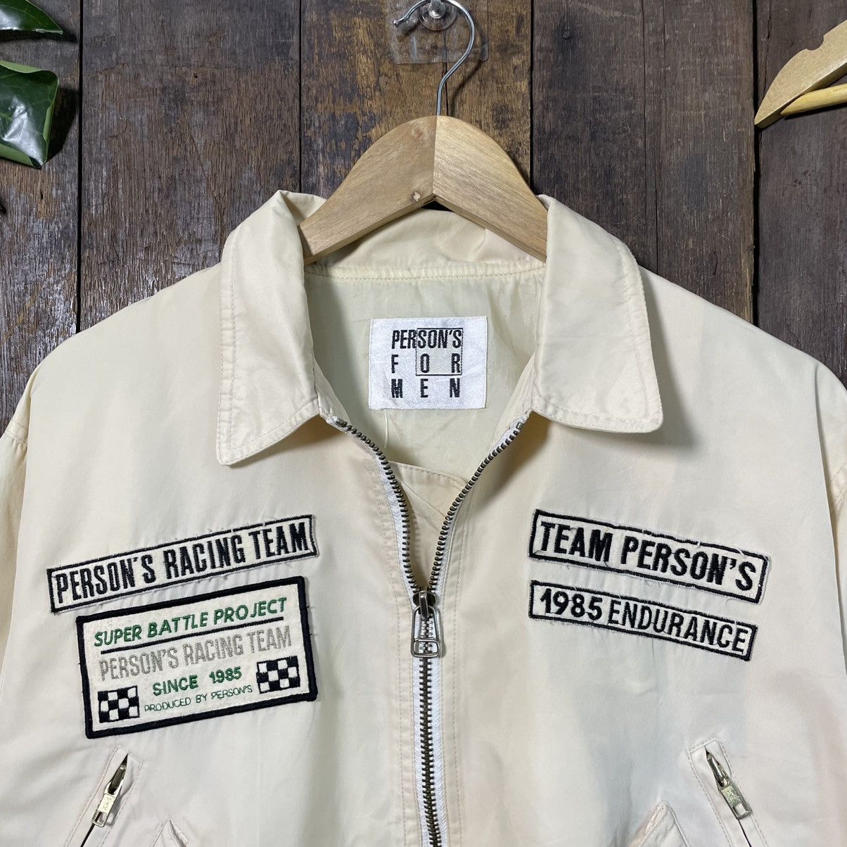 Vintage Vintage Person’s Racing Team Bomber Jacket Size US L / EU 52-54 / 3 - 3 Thumbnail