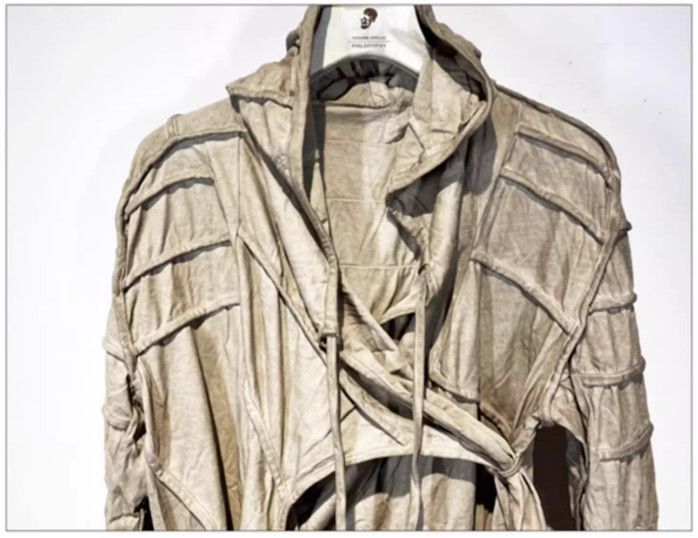 Other DRKLAC Camel Hoodie Distressed demobaza rick julius style Size US L / EU 52-54 / 3 - 4 Thumbnail