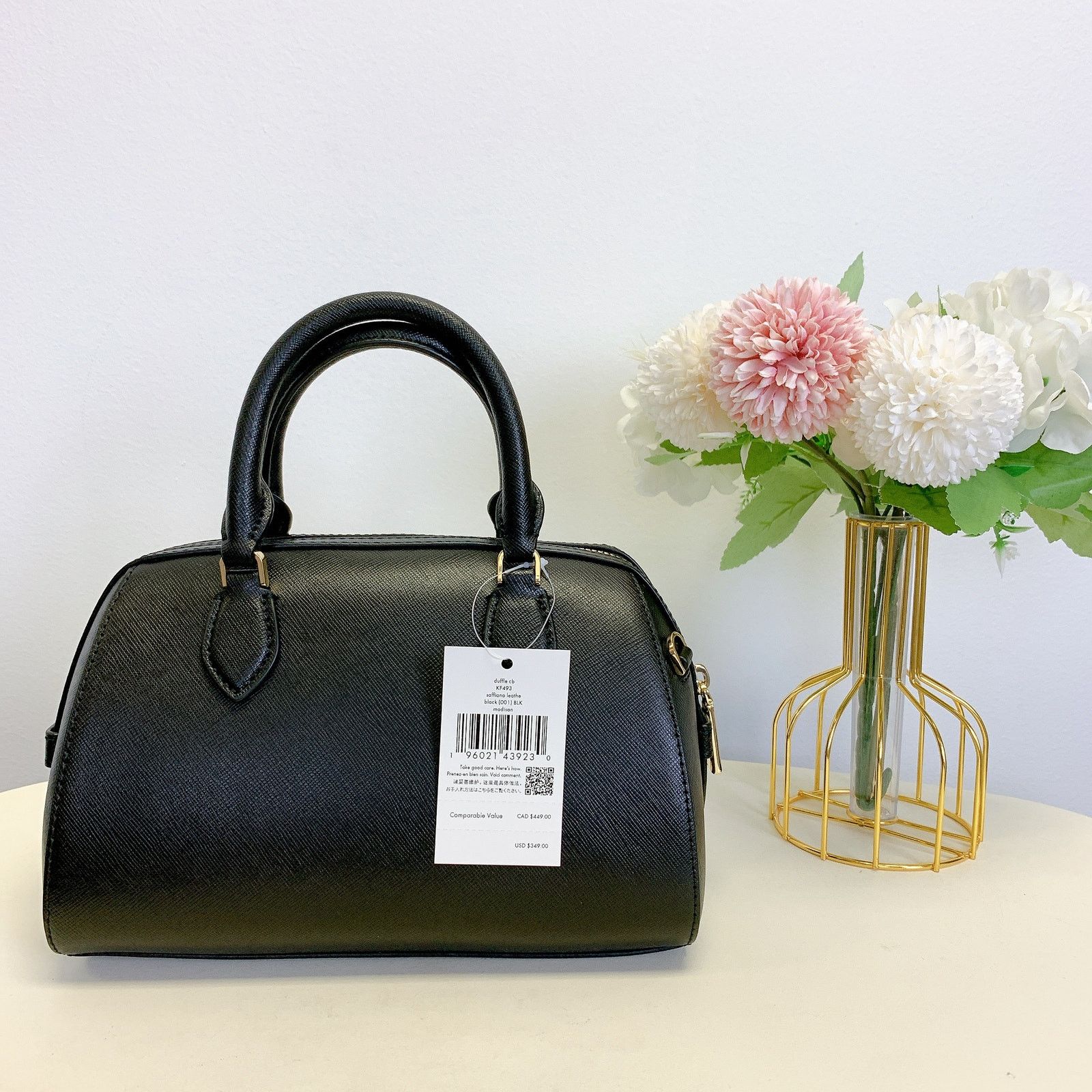 Kate Spade Kate Spade KF493 Madison Saffiano Leather Duffle Crossbody Size ONE SIZE - 4 Thumbnail