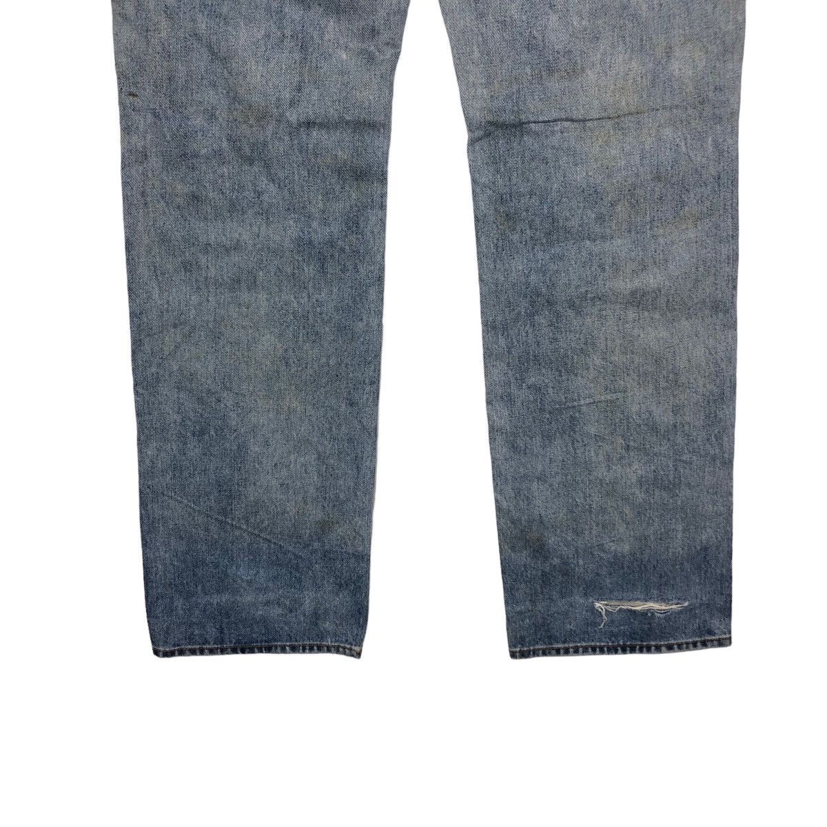 Japanese Brand 🔥90’s Vintage Distressed Denim GL Heart Japan Sugar Cane Size US 32 / EU 48 - 9 Thumbnail