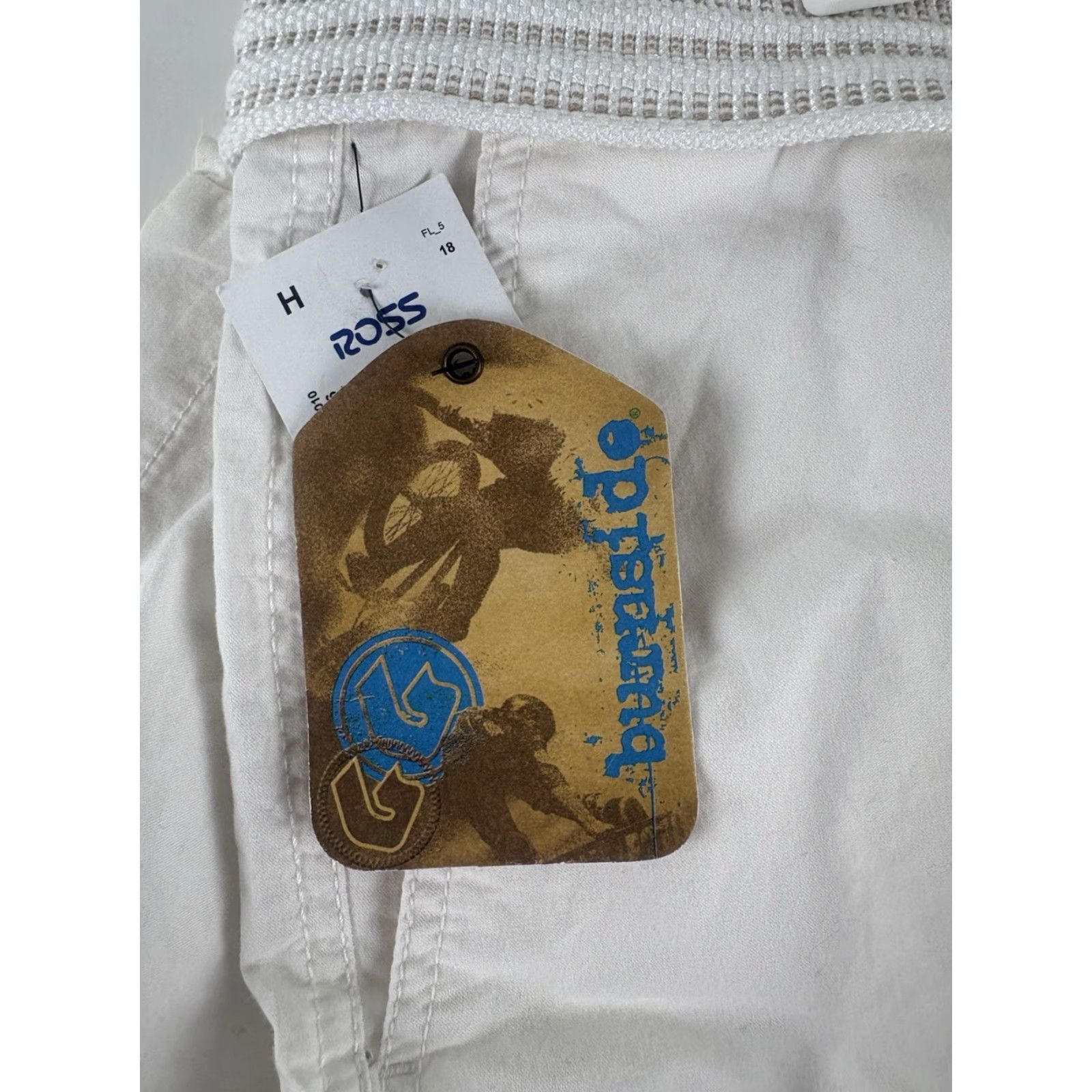 Burnside Burnside Shorts Men’s 38 White 100% Cotton Belted 11in Zip Button Cargo Casual Workwear New Size US 38 / EU 54 - 3 Thumbnail