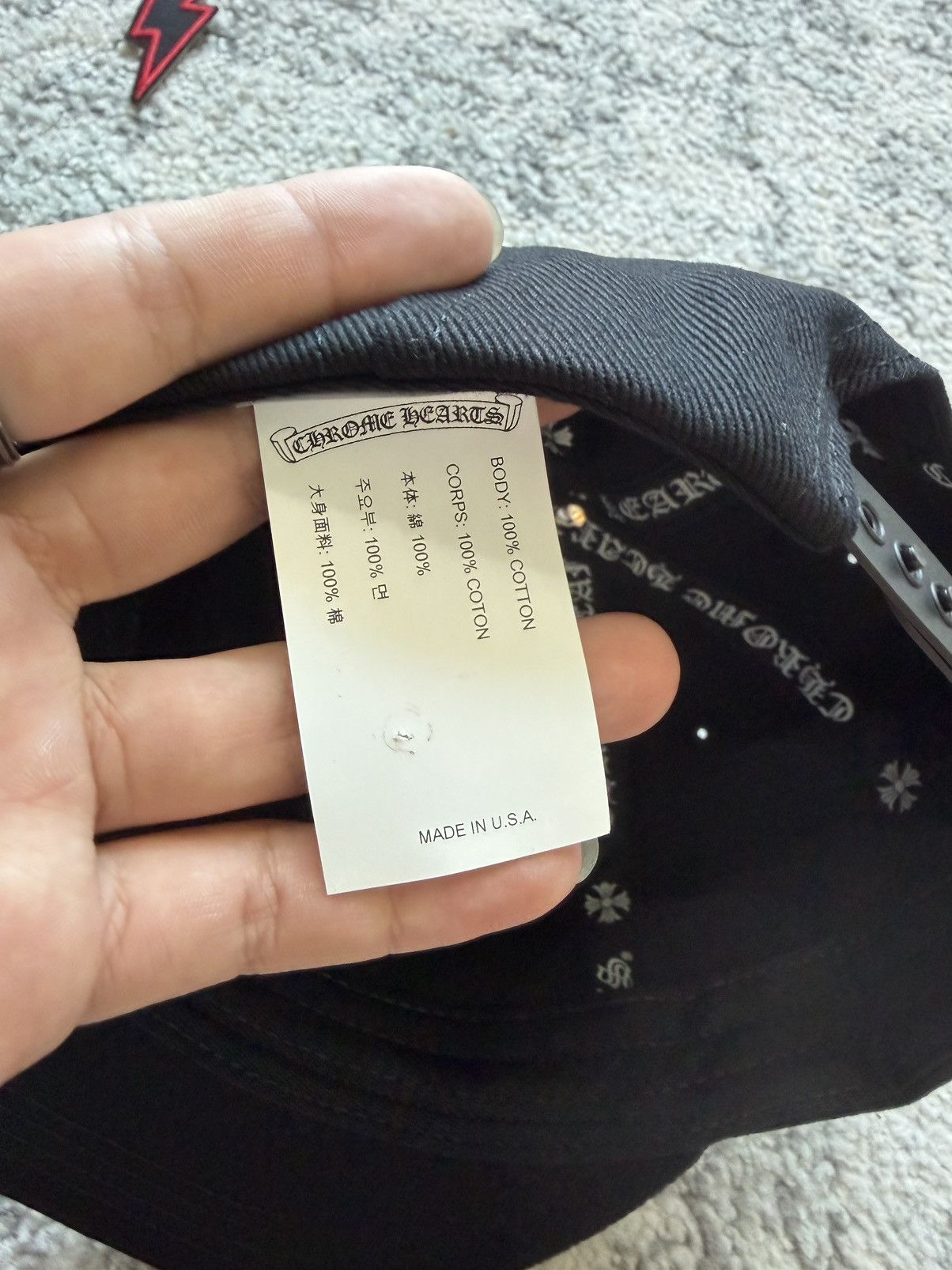 Chrome Hearts CH RS3 Baseball Hat Size ONE SIZE - 5 Thumbnail