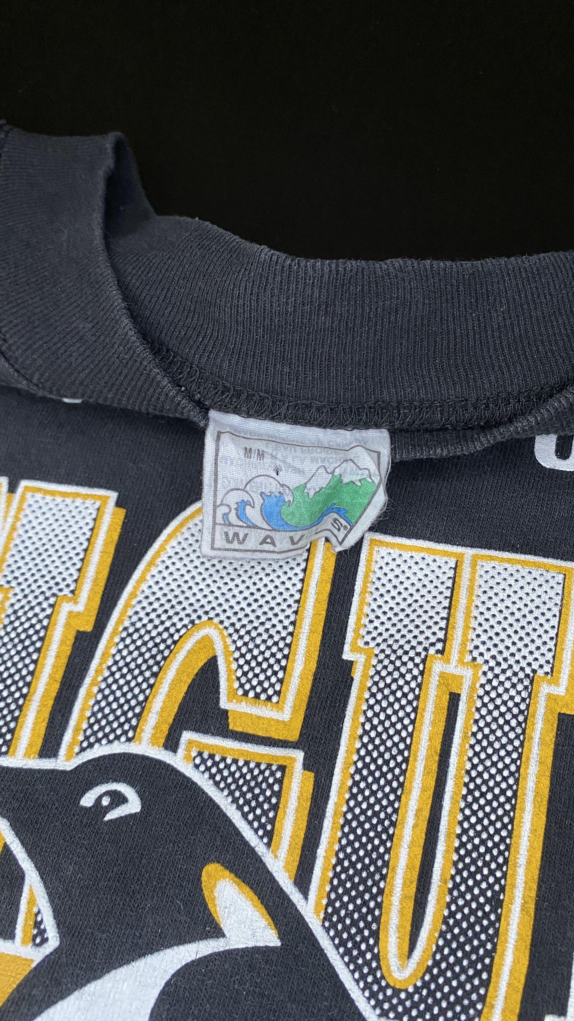 NHL 90s Pittsburgh Penguins Robo Logo Northeast NHL Vintage Tee Size US M / EU 48-50 / 2 - 4 Thumbnail