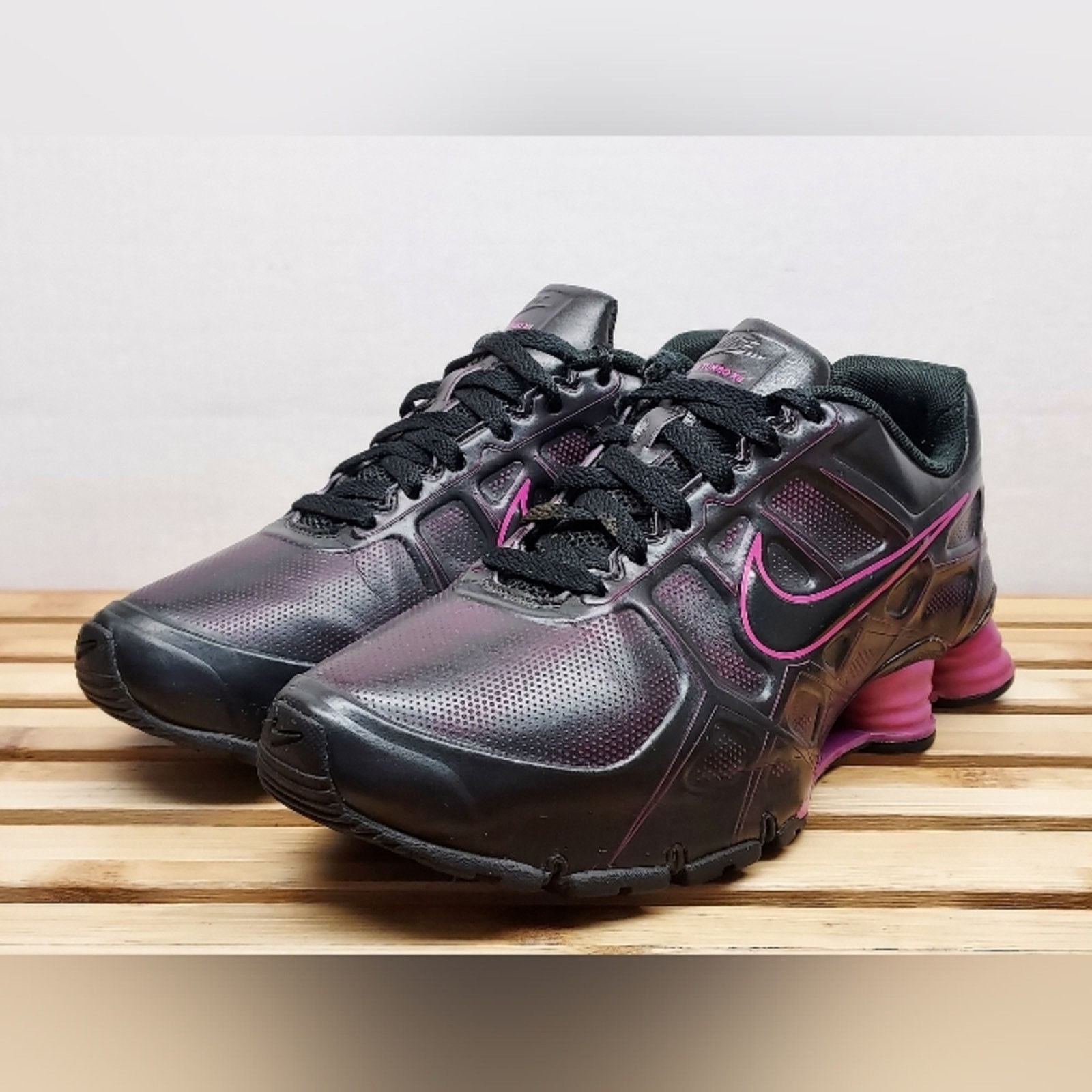 Nike Nike Womens Black Shox Turbo XII Athletic Shoes Size 9.5 Size US 9.5 / IT 39.5 - 2 Thumbnail