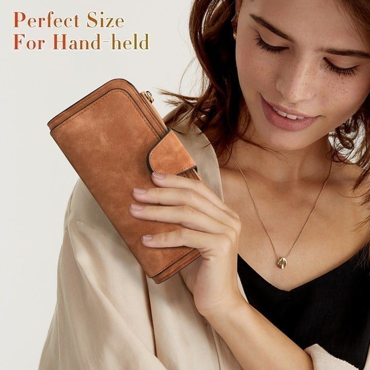 Other Women Lady Soft Leather Wallet Long Clutch Card Holder Size ONE SIZE - 4 Thumbnail