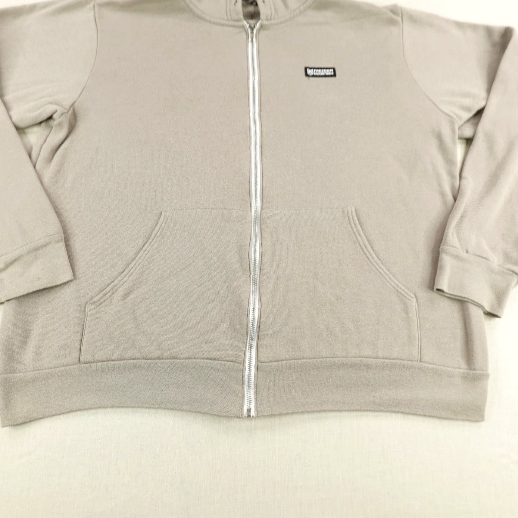 Industrie Freedom Industries Hoodie Mens XL Gray Full Zip Up Sweater Sweatshirt Fleece Size US XL / EU 56 / 4 - 5 Thumbnail
